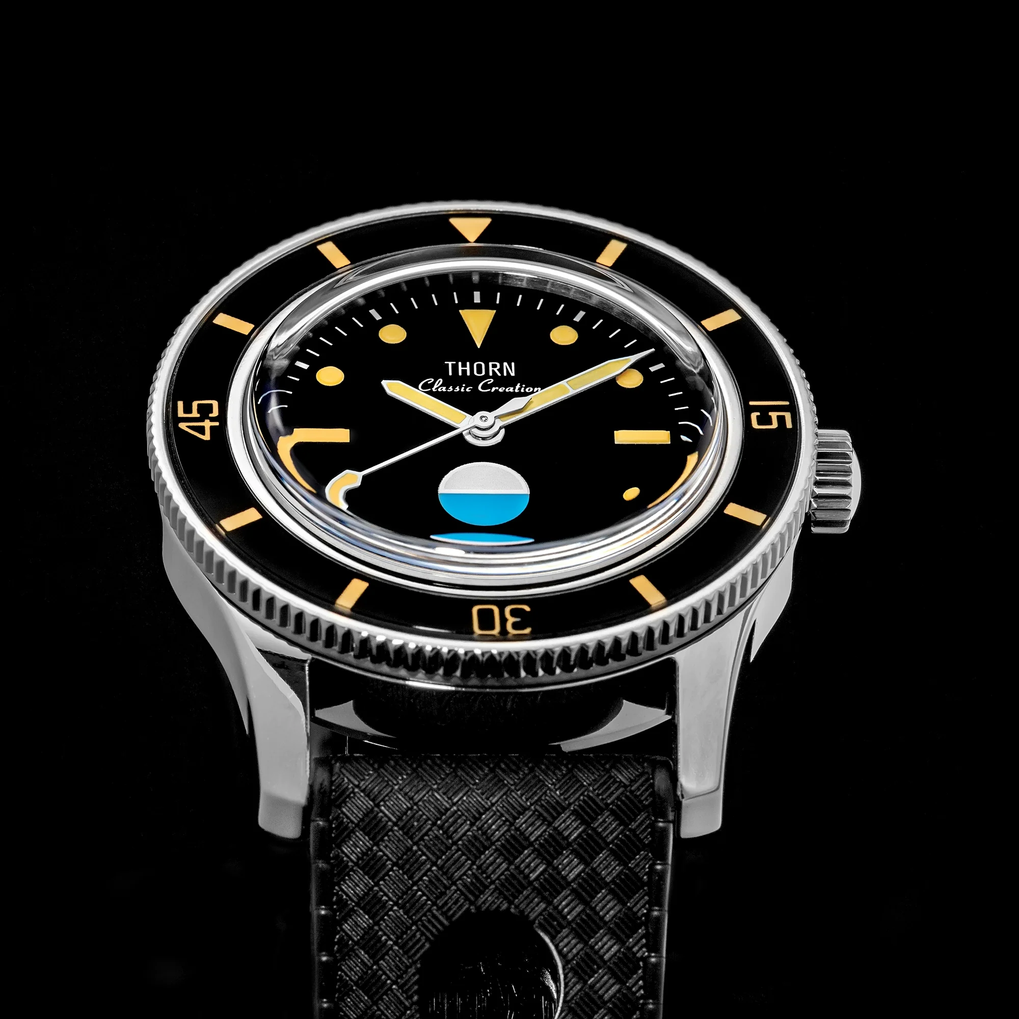 Thorn 38mm 50 Fathoms Smil-Spec PT5000 Dive Watch T007 - Image 4