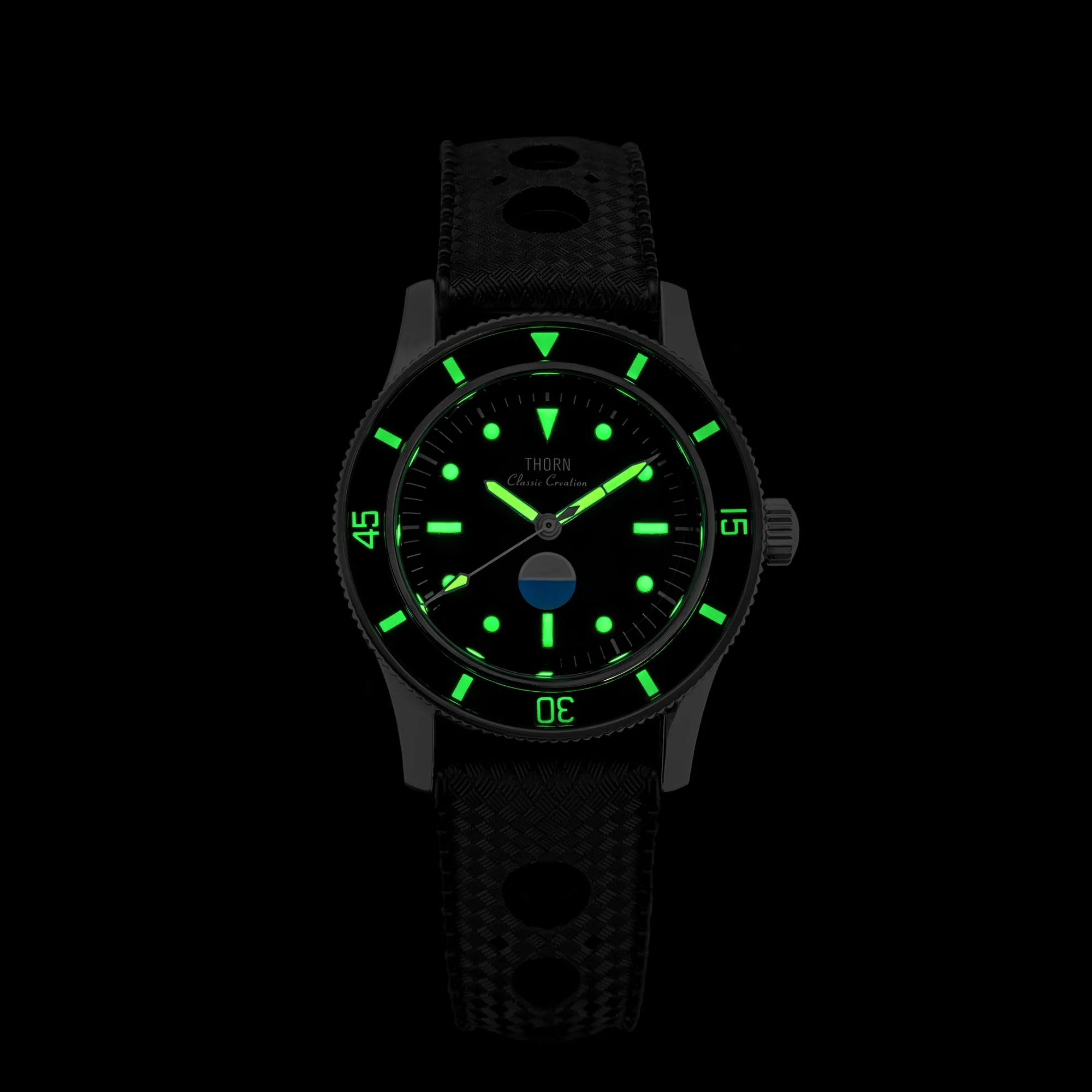 Thorn 38mm 50 Fathoms Smil-Spec PT5000 Dive Watch T007 - Image 6