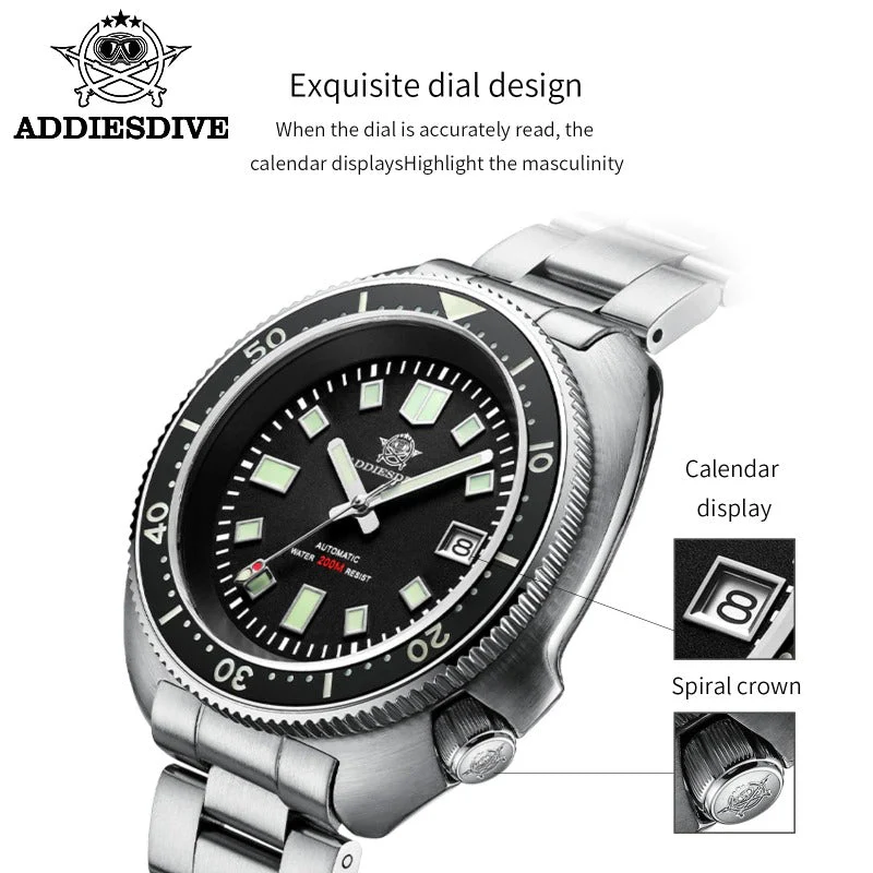 Addiesdive Captain Willard 6105 Homage Dive Watch Men - Image 9