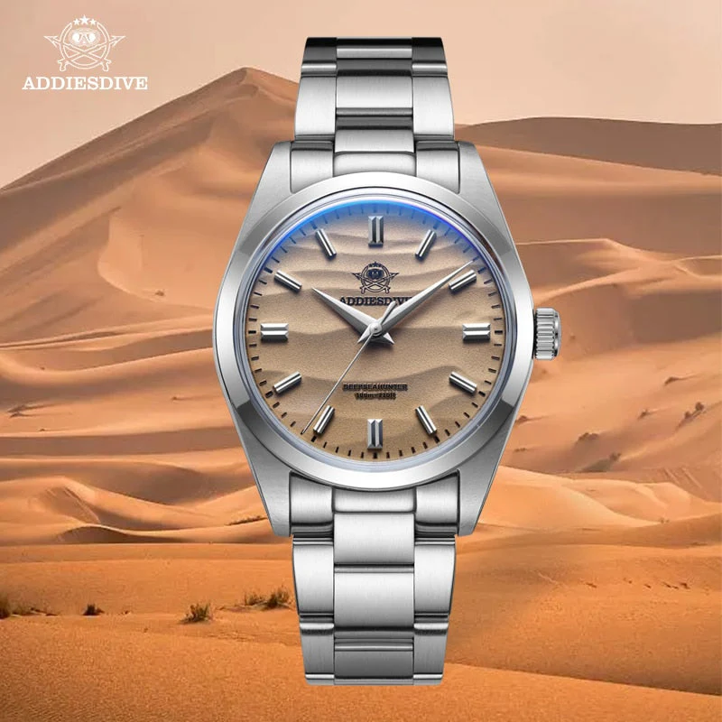Addiesdive 36mm Sand Dial Quartz Watch AD2030 - Image 6