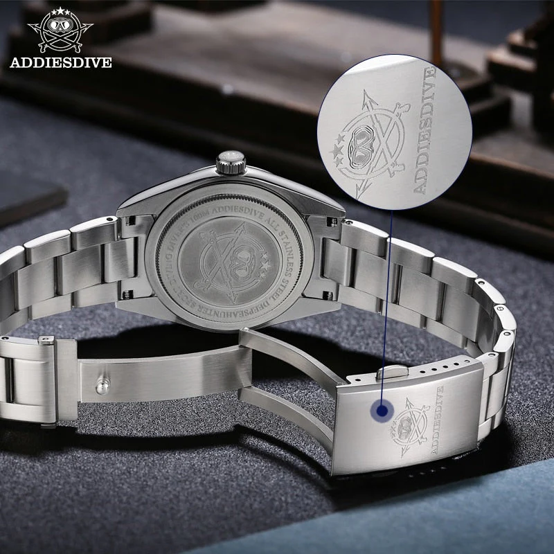 Addiesdive 36mm Sand Dial Quartz Watch AD2030 - Image 6