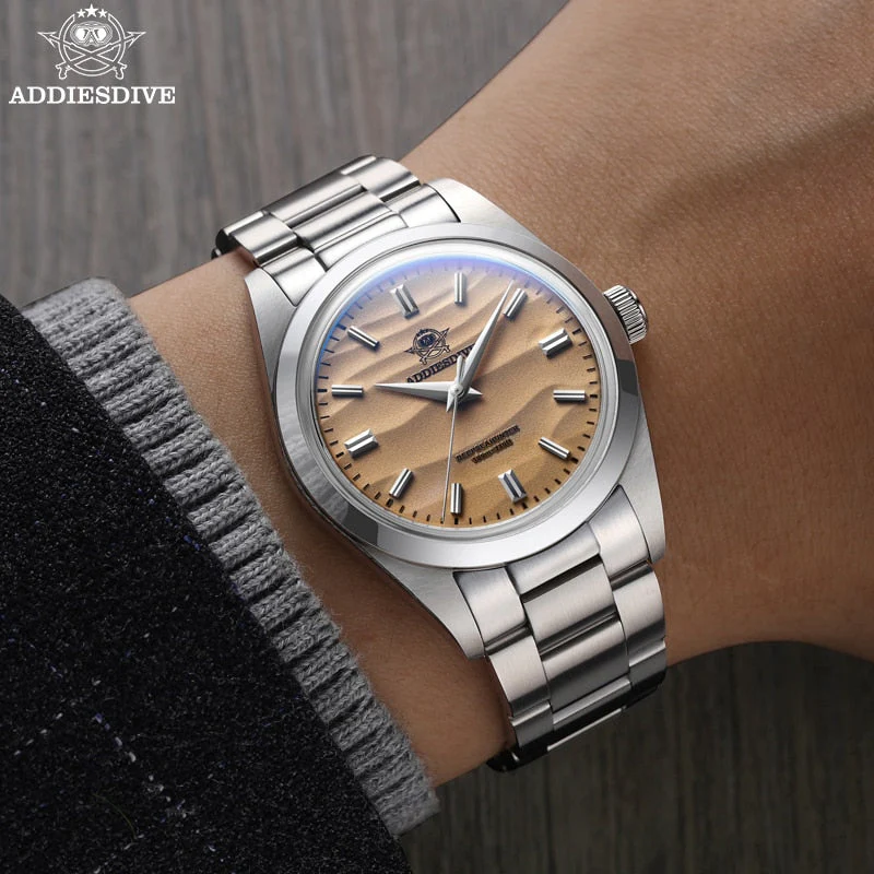 Addiesdive 36mm Sand Dial Quartz Watch AD2030 - Image 9