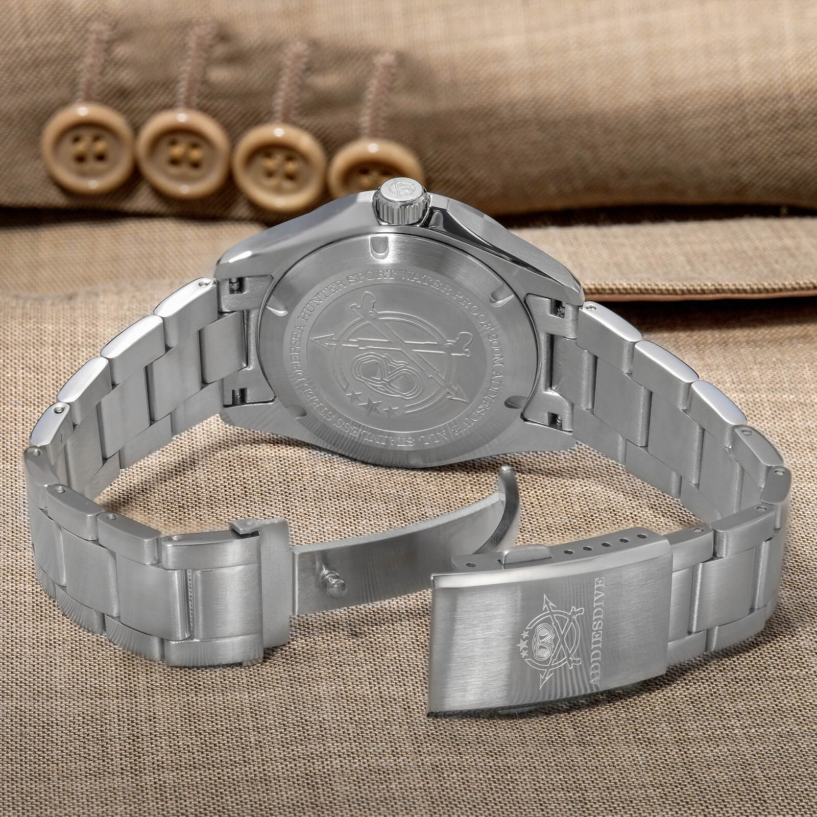 ADDIESDIVE 38mm GMT Quartz Watch AD2063 - Image 12