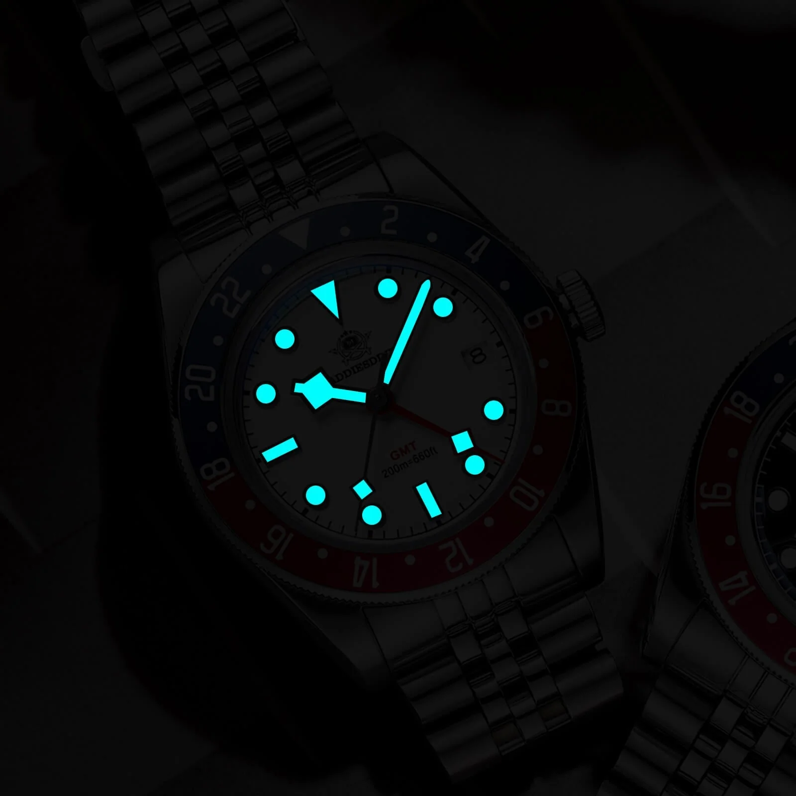 ADDIESDIVE 39mm BB58 GMT Quartz Watch AD2044 - Image 14