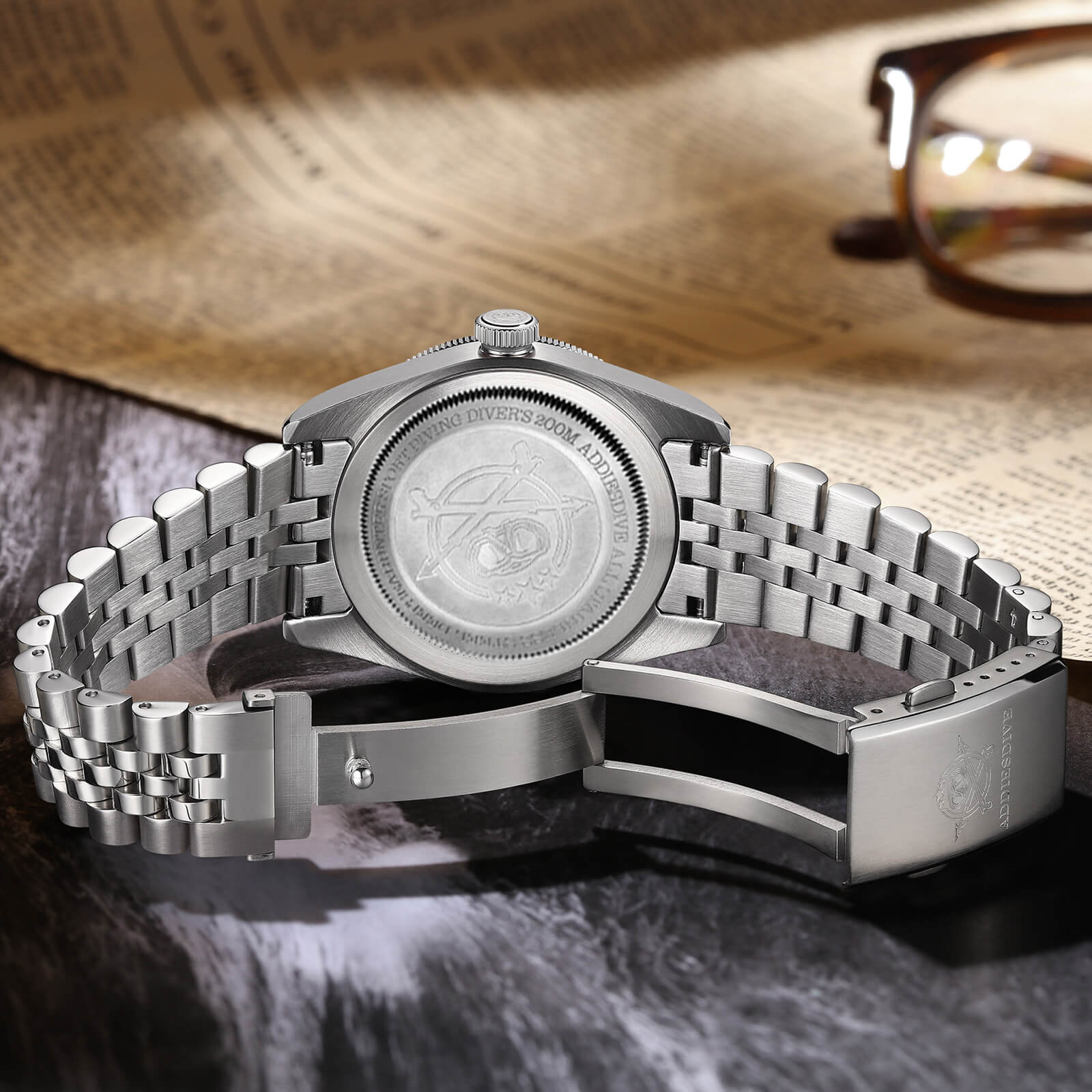 ADDIESDIVE 39mm BB58 GMT Quartz Watch AD2044 - Image 15
