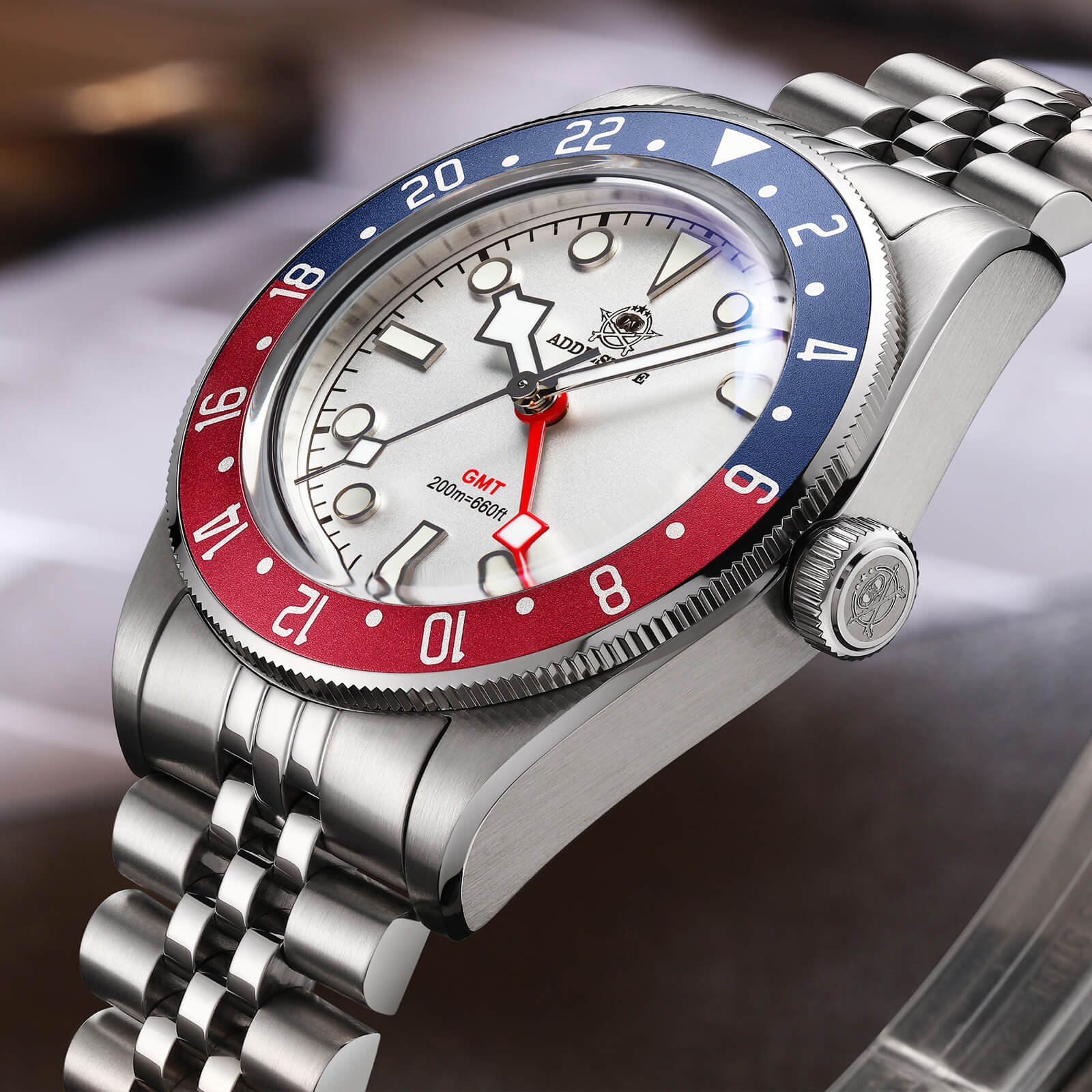 ADDIESDIVE 39mm BB58 GMT Quartz Watch AD2044 - Image 4