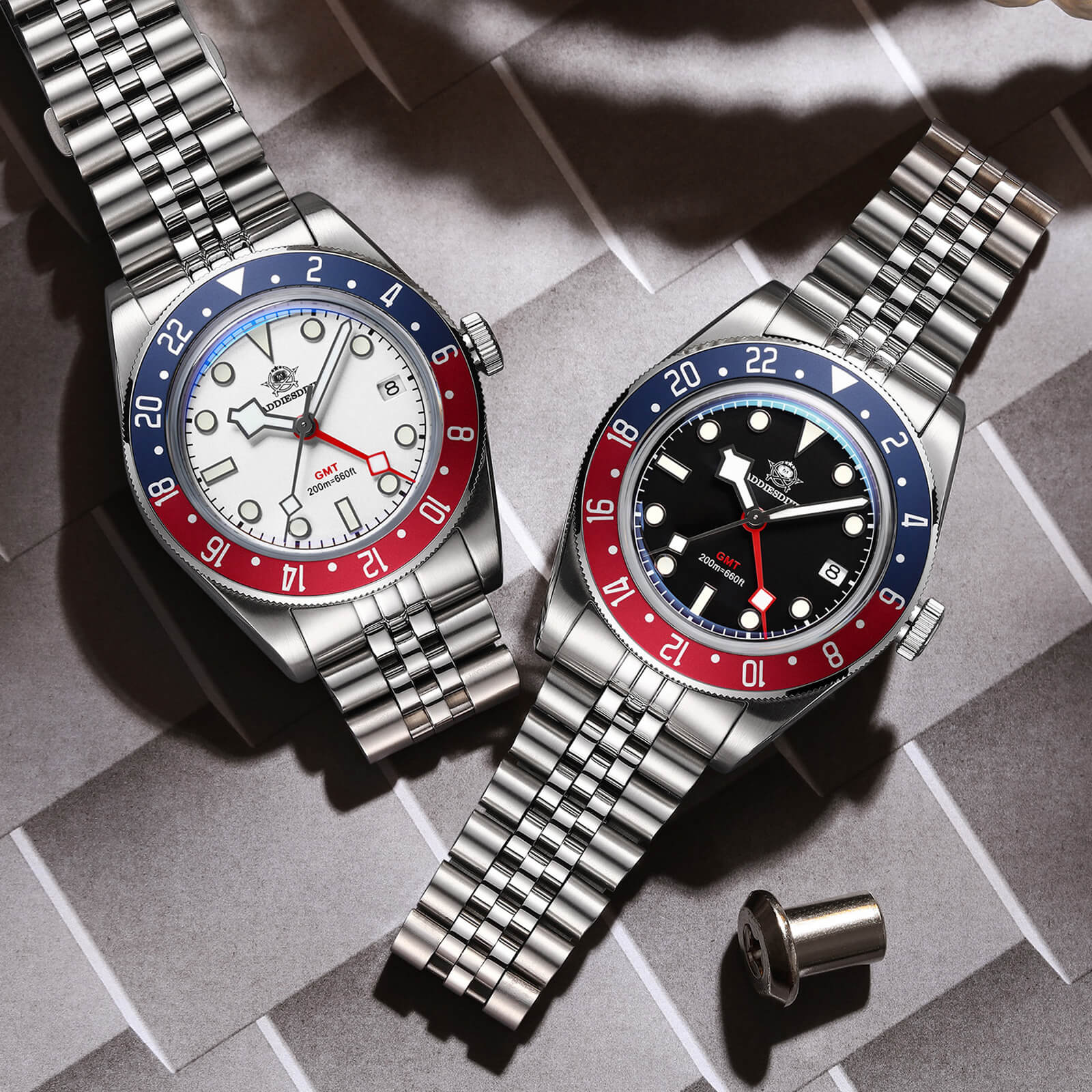 ADDIESDIVE 39mm BB58 GMT Quartz Watch AD2044 - Image 6