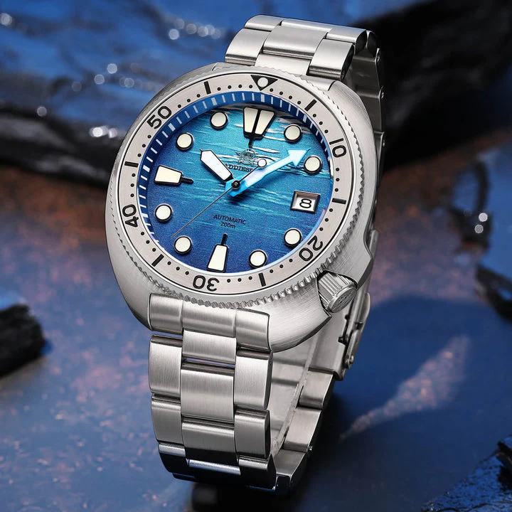 Addiesdive 3D Deep Sea Turtle Dial Dive Watch AD2045 - Image 4