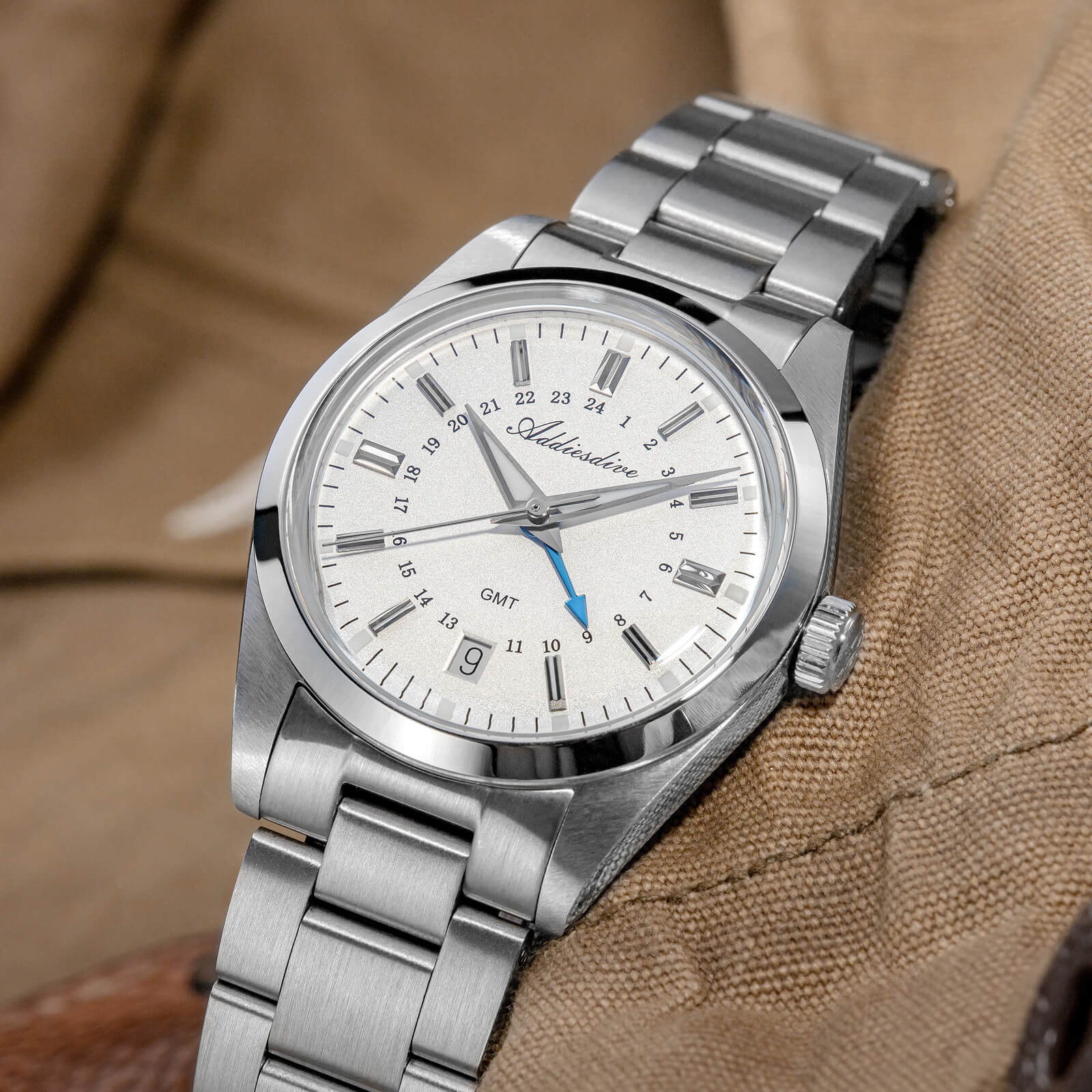 Addiesdive Elegance Collection GMT Quartz Watch AD2065 - Image 10