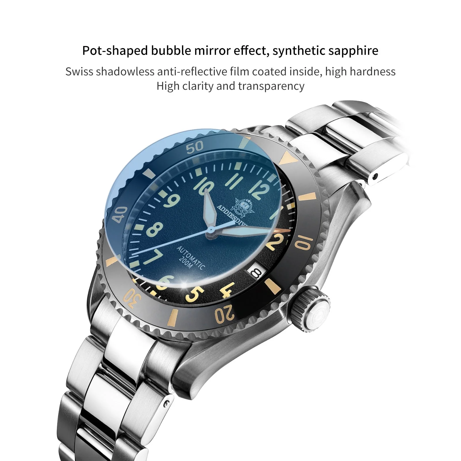 Addiesdive 40mm Dive Watch Automatic Watch - Image 5