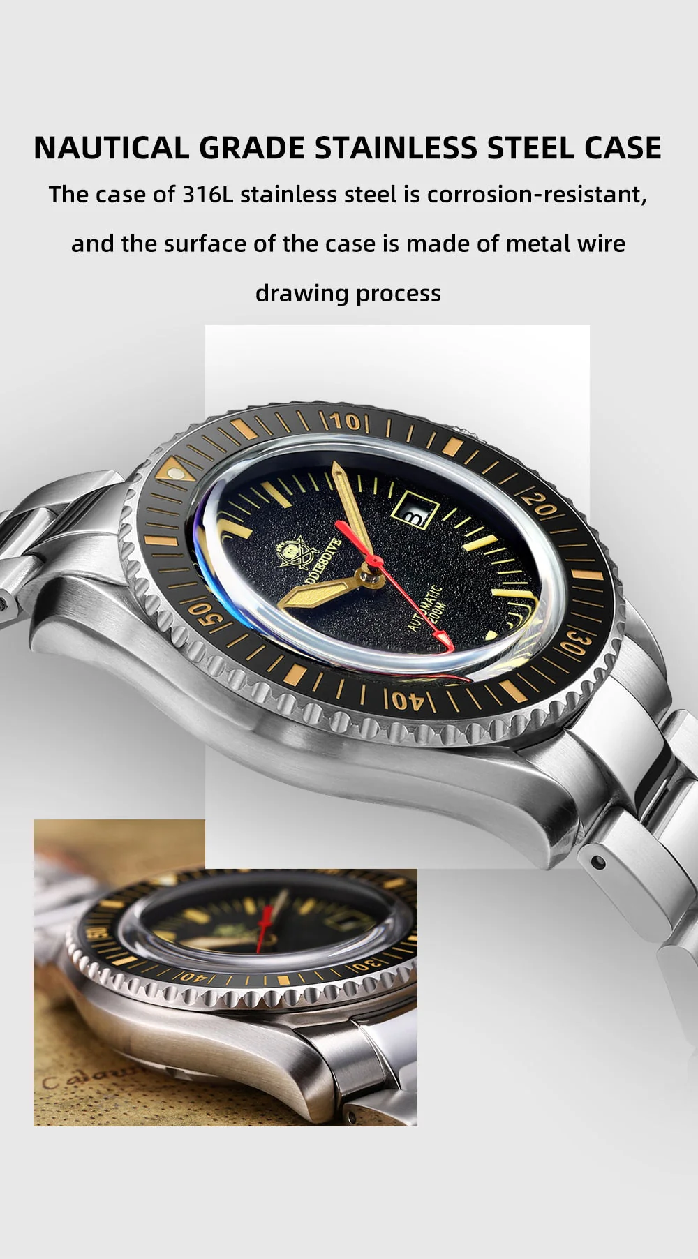 Addiesdive Pot Cover Diver Watch AD2105 - Image 6