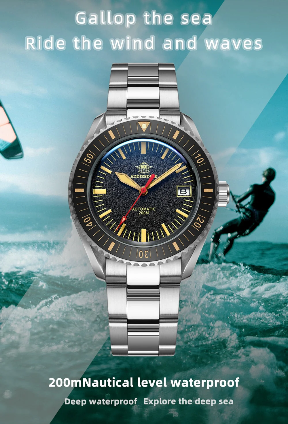 Addiesdive Pot Cover Diver Watch AD2105 - Image 9