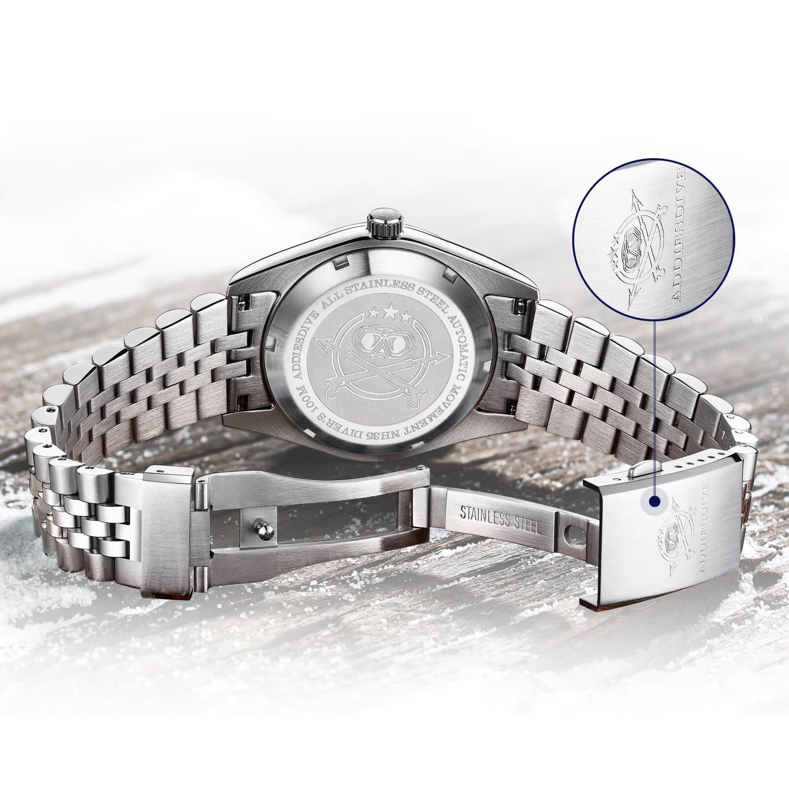 ADDIESDIVE Retro Mechanical Men Watch AD2118 - Image 4