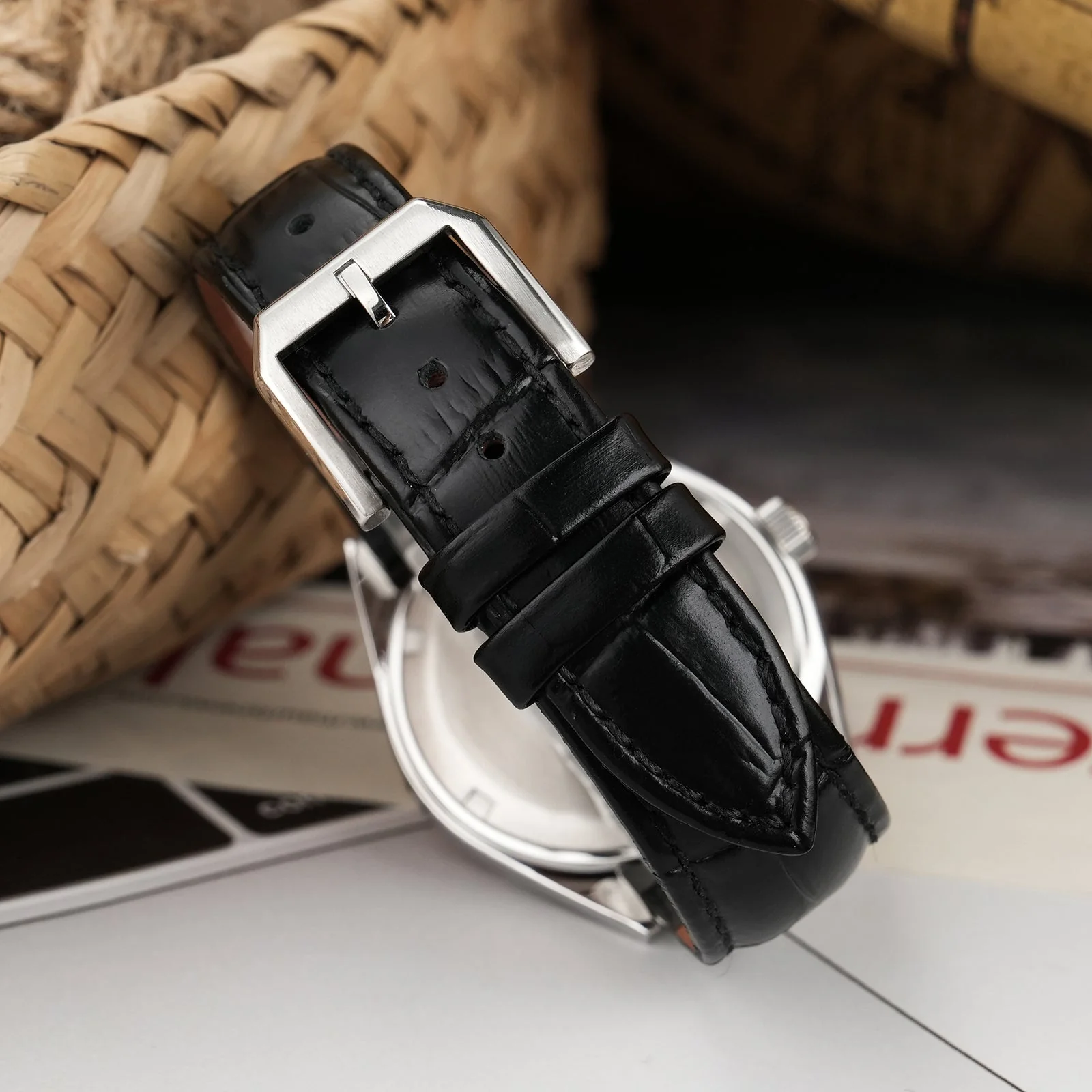 Chameri 37mm VH31 Sweep Second Quartz Watch GS04 - Image 15