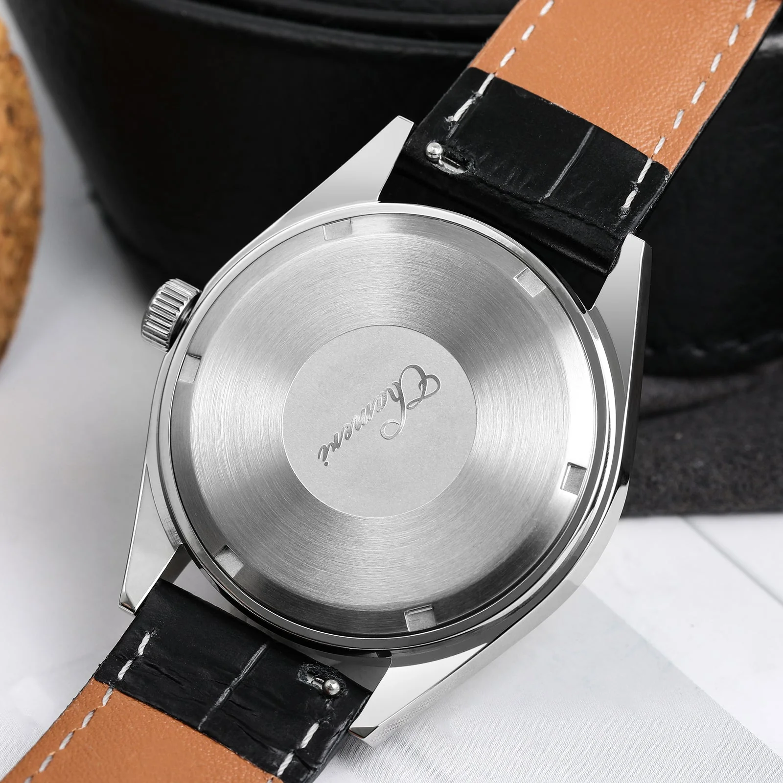 Chameri 37mm VH31 Sweep Second Quartz Watch GS04 - Image 16
