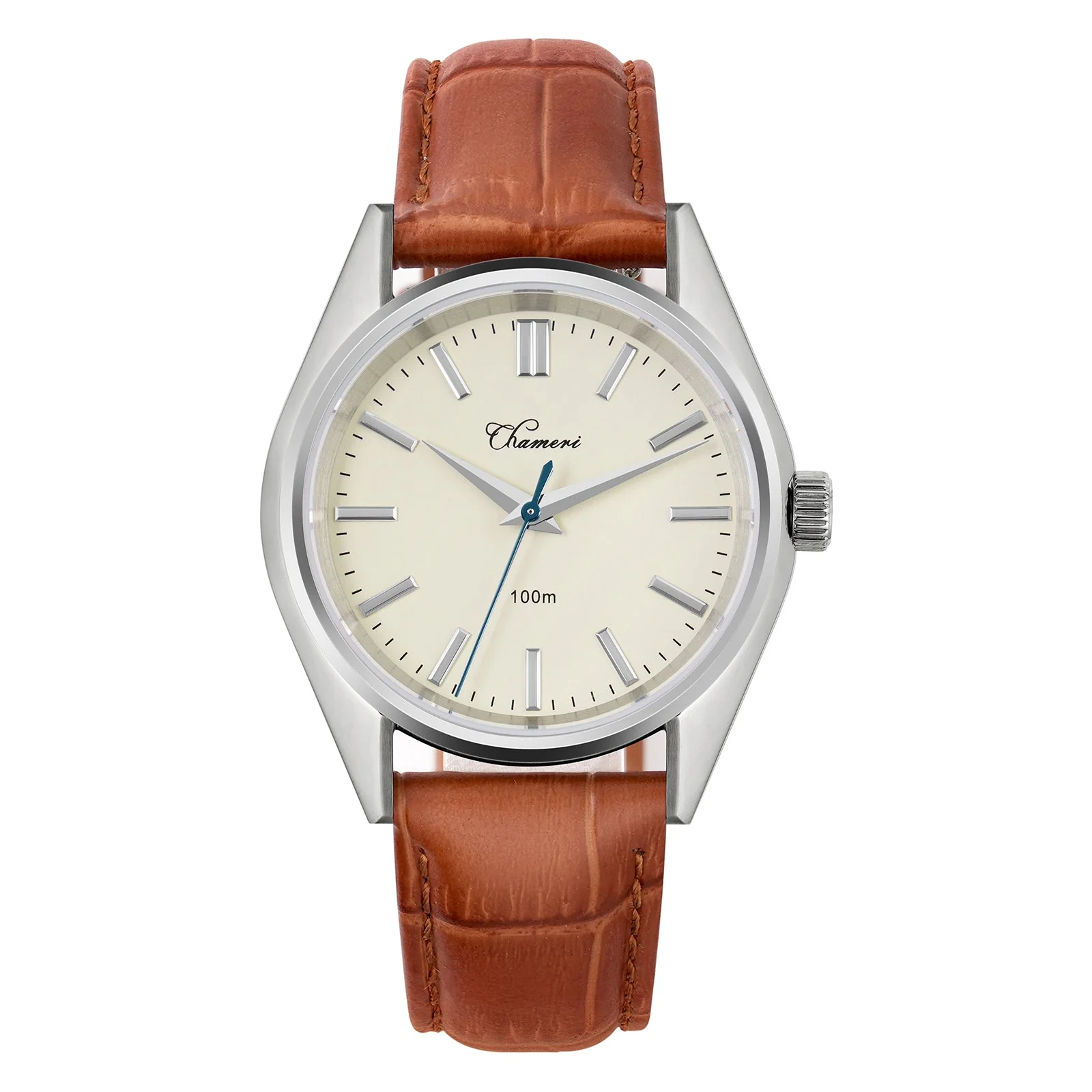 Chameri 37mm VH31 Sweep Second Quartz Watch GS04 - Image 3