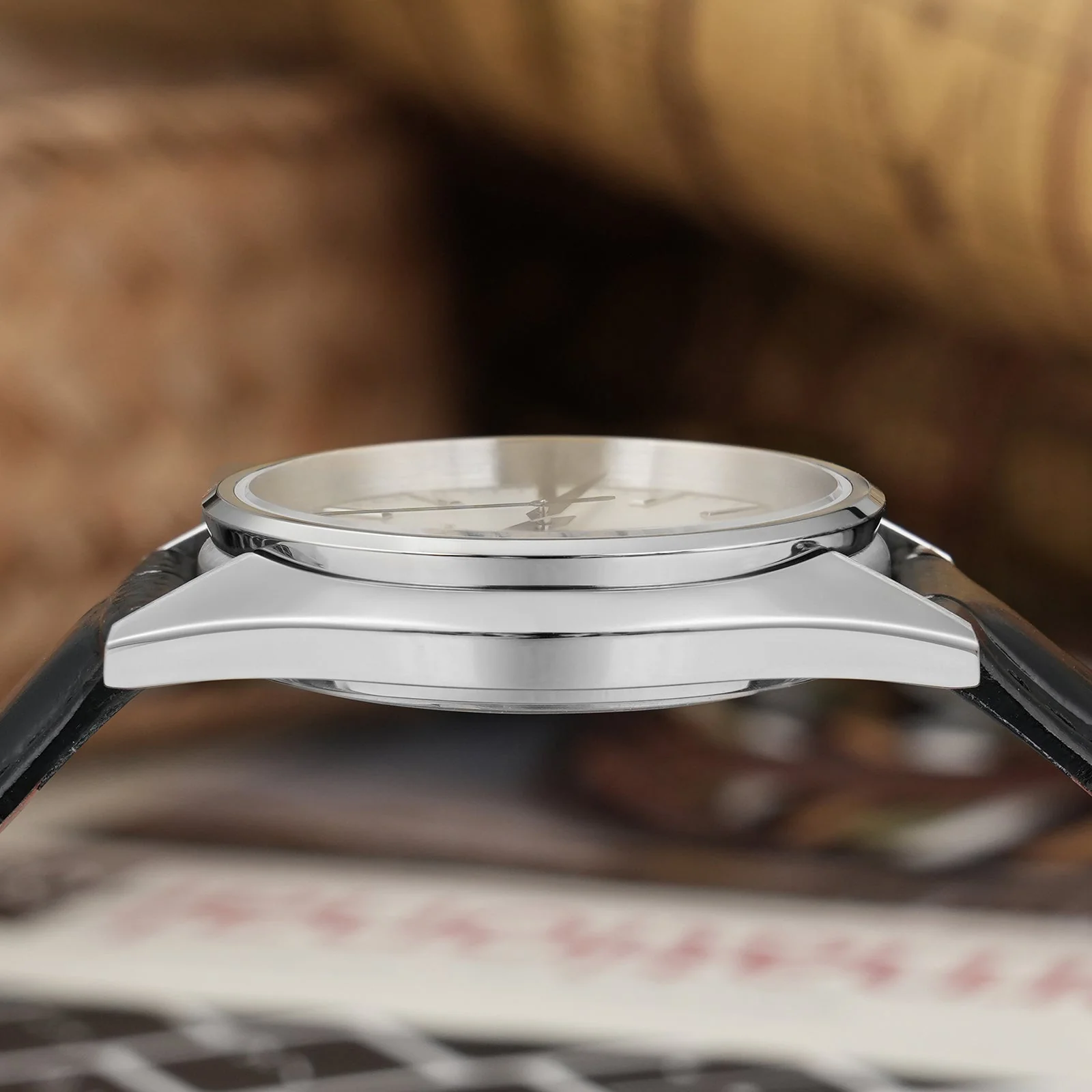 Chameri 37mm VH31 Sweep Second Quartz Watch GS04 - Image 9