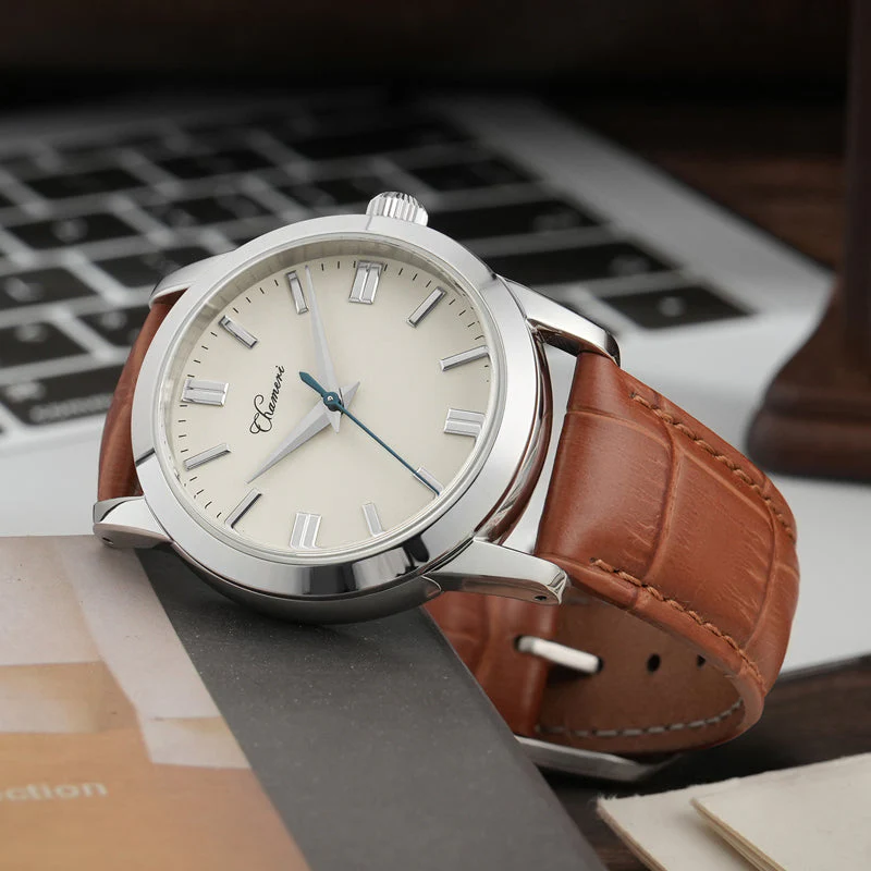 Chameri 37mm VH31 Sweep Second Quartz Watch GS03 - Image 4