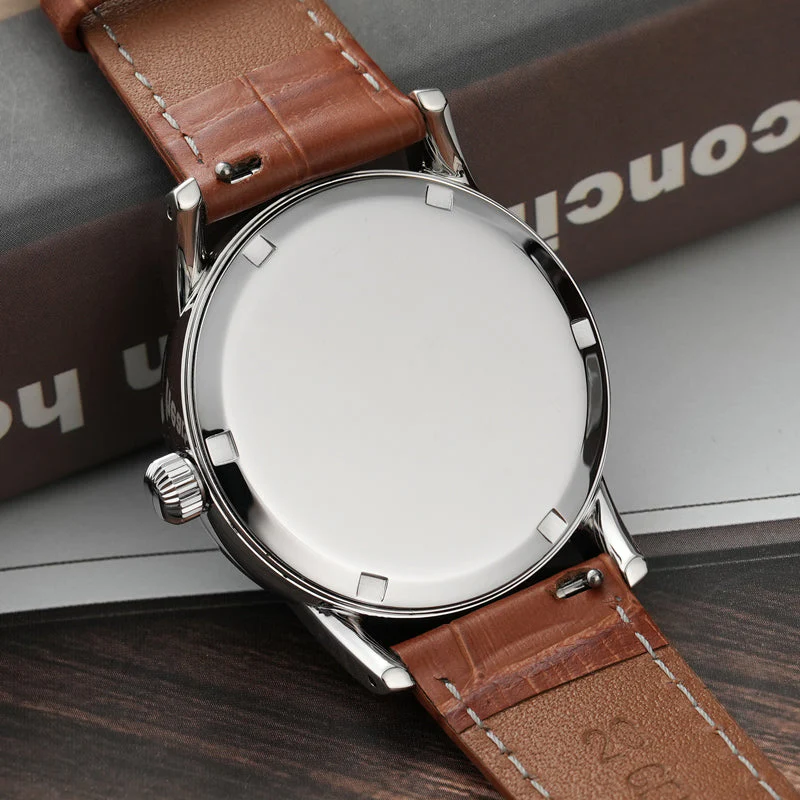 Chameri 37mm VH31 Sweep Second Quartz Watch GS03 - Image 7