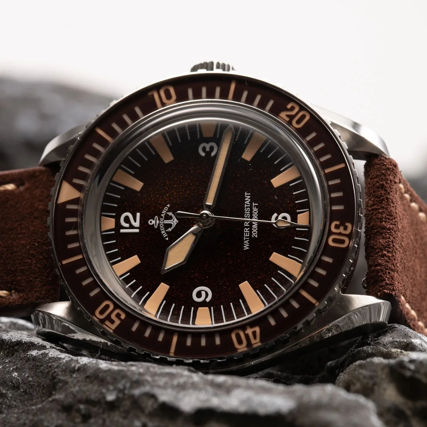 Hruodland Retro Sharkmaster 300 Automatic Watch F025 - Image 5