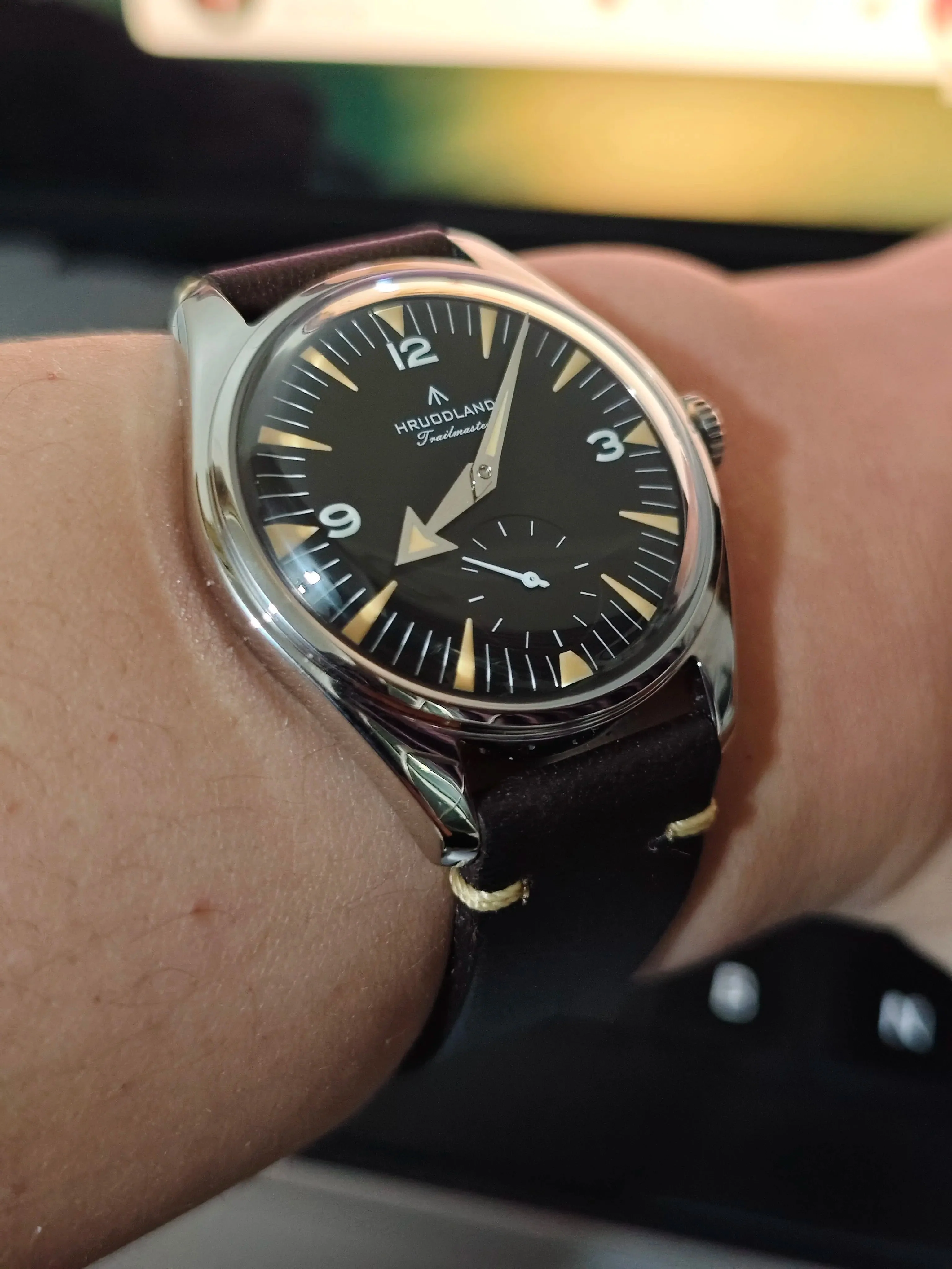 Hruodland 36mm Vintage VD78 Men Watch F033 - Image 11