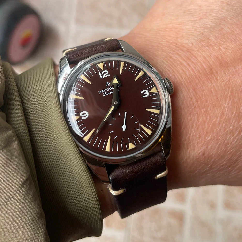 Hruodland 36mm Vintage VD78 Men Watch F033 - Image 2