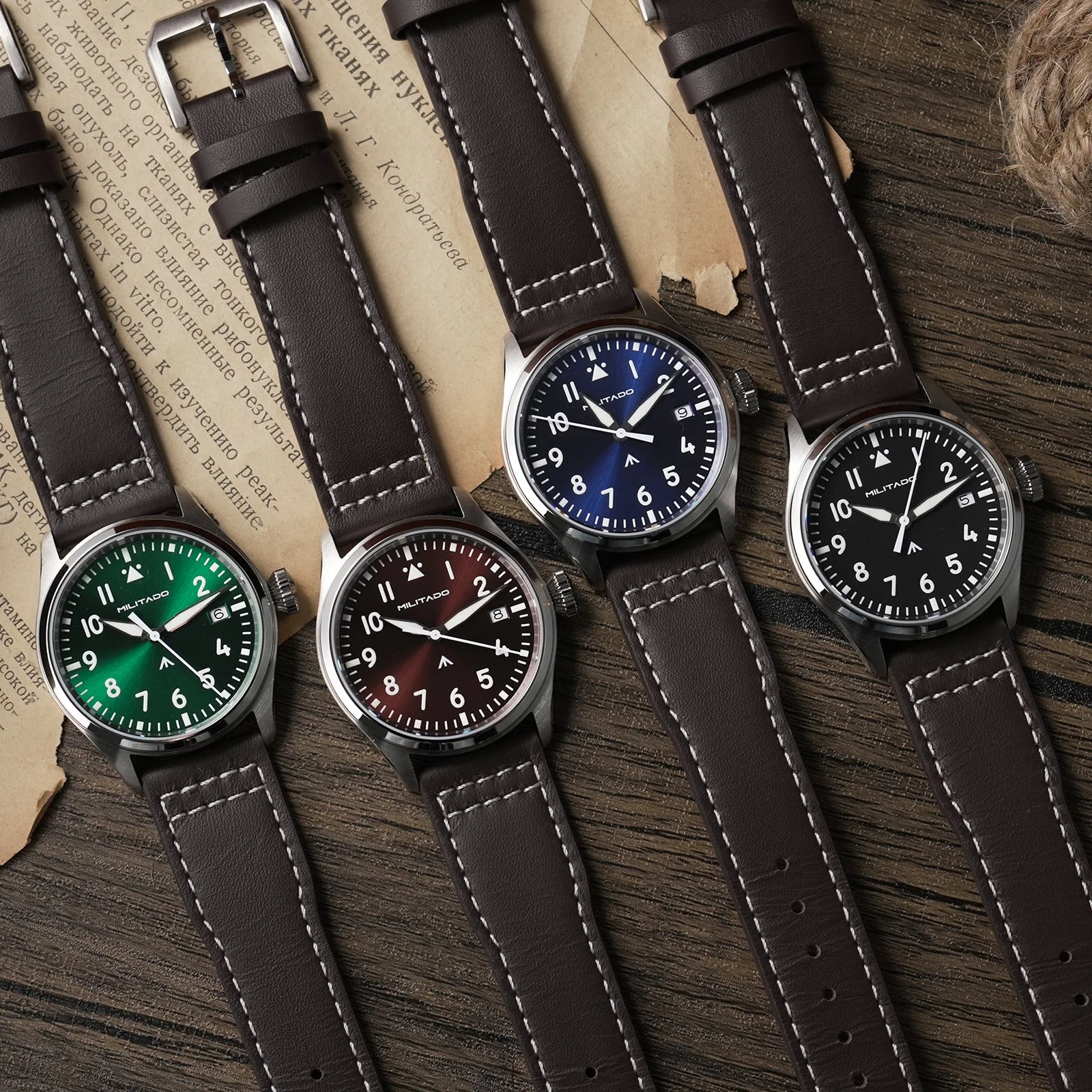 Militado 37mm Pilot Watch ML21 - Image 6