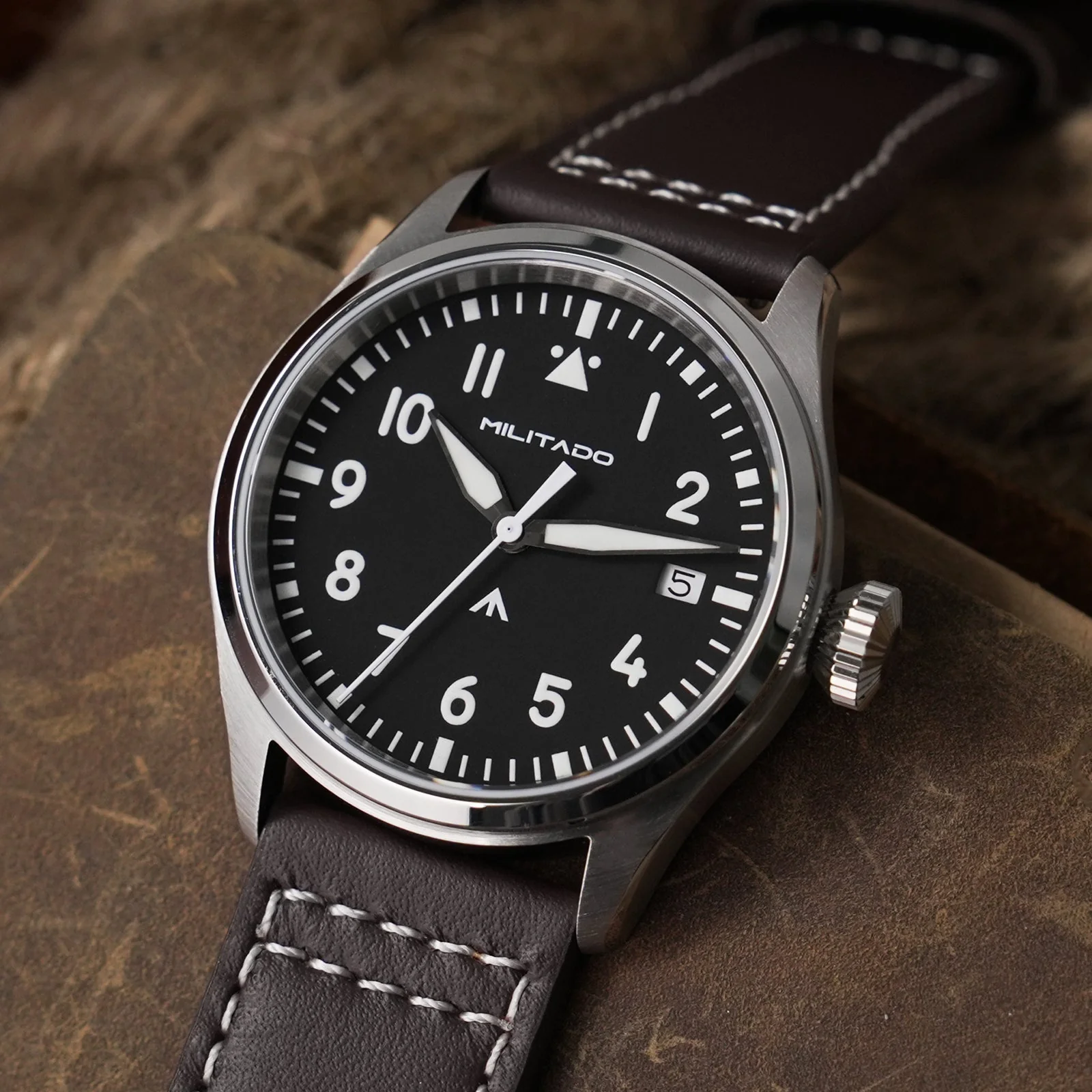 Militado 37mm Pilot Watch ML21 - Image 9