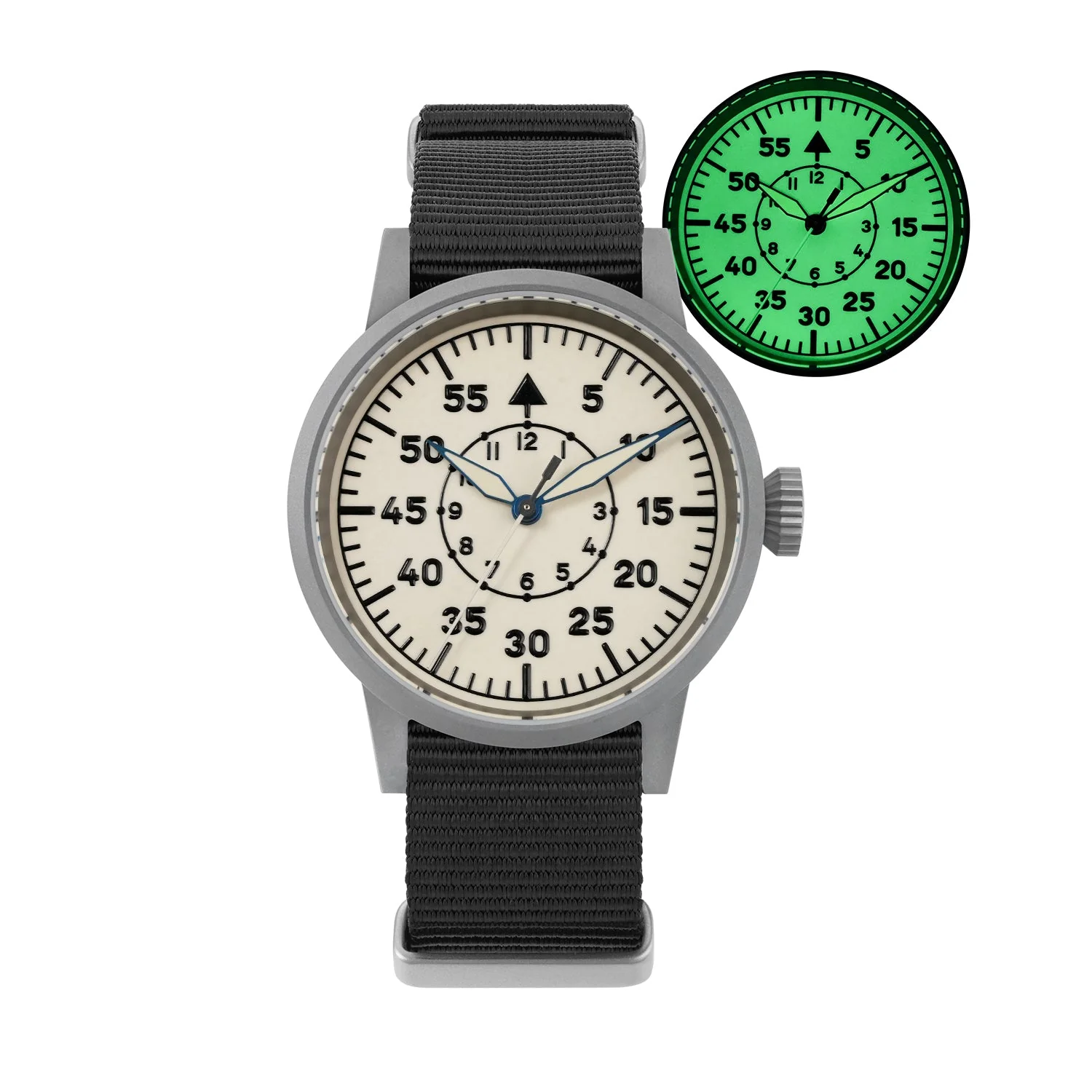 Militado 37mm Sapphire Crystal Retro Flieger Pilot Watch Ml10 V2 - Image 14