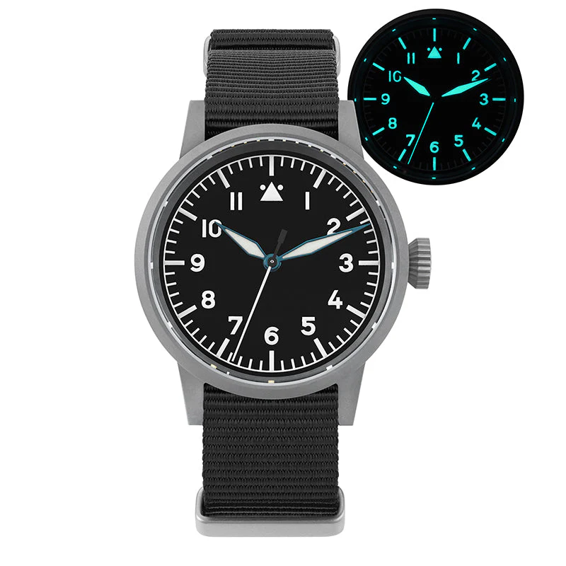 Militado 37mm Sapphire Crystal Retro Flieger Pilot Watch Ml10 V2 - Image 36