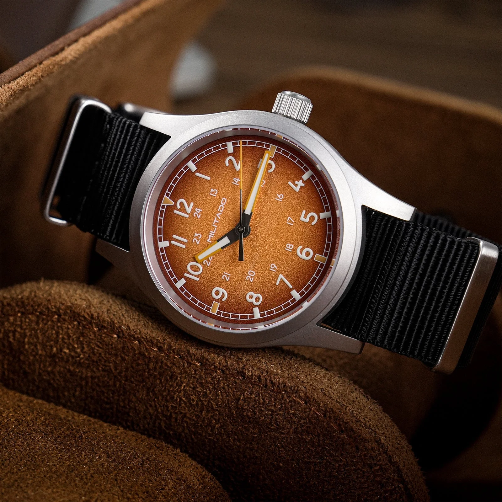 Militado 38mm Military Watch VH31 Sweeping Hand Movt Watch ML24 - Image 17