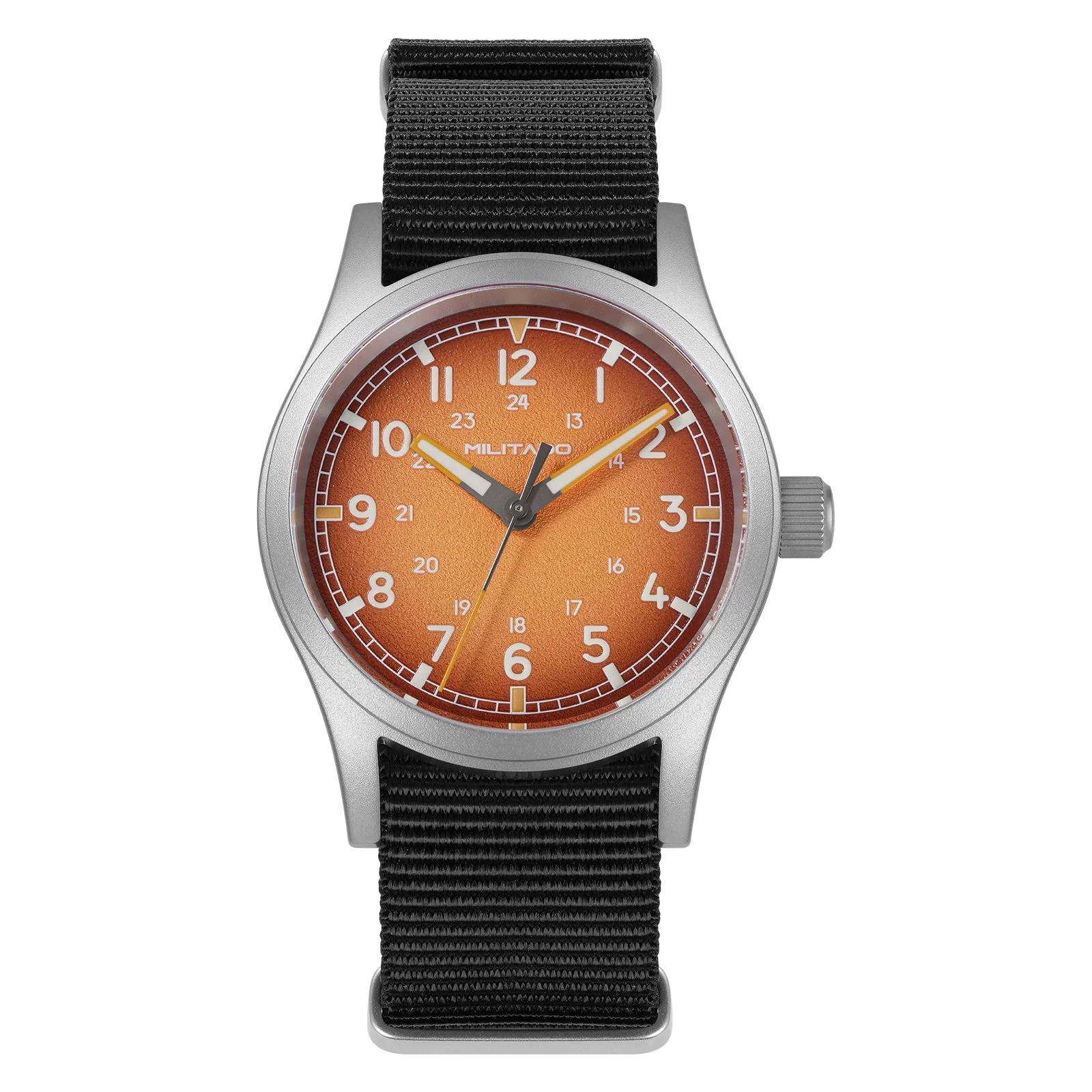 Militado 38mm Military Watch VH31 Sweeping Hand Movt Watch ML24 - Image 2