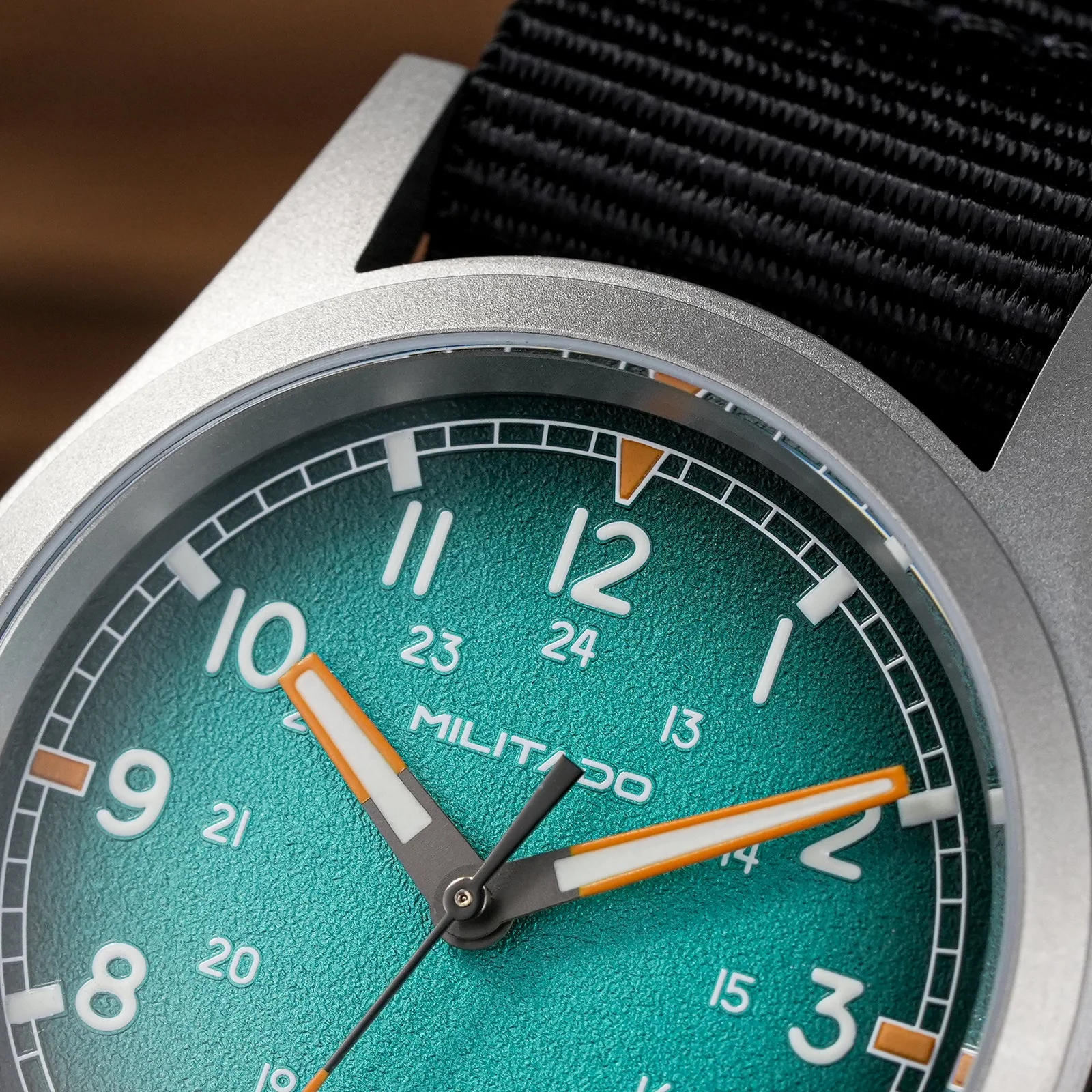 Militado 38mm Military Watch VH31 Sweeping Hand Movt Watch ML24 - Image 7