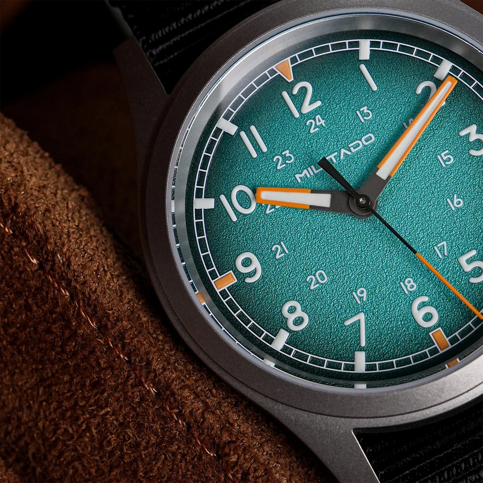 Militado 38mm Military Watch VH31 Sweeping Hand Movt Watch ML24 - Image 8