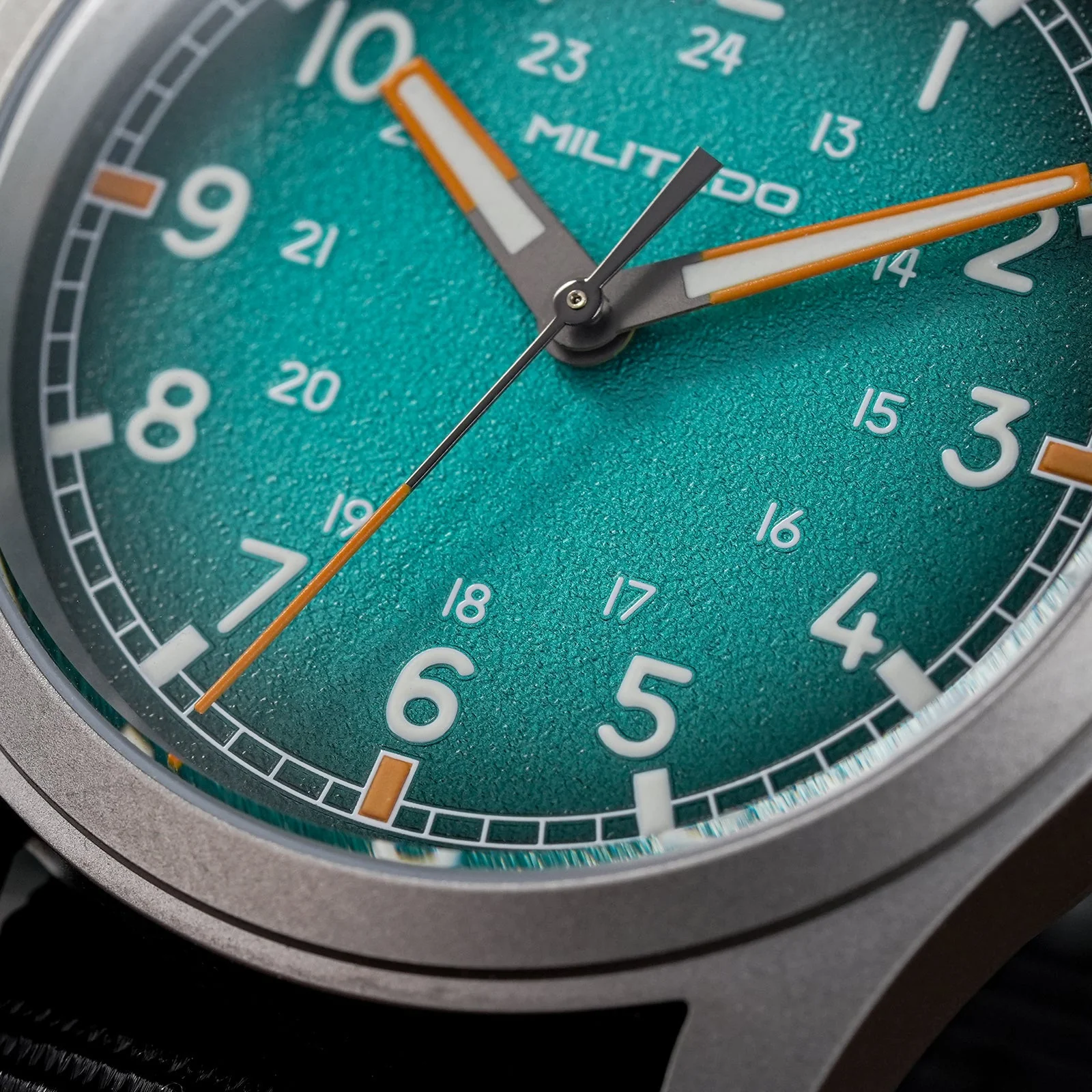 Militado 38mm Military Watch VH31 Sweeping Hand Movt Watch ML24 - Image 9