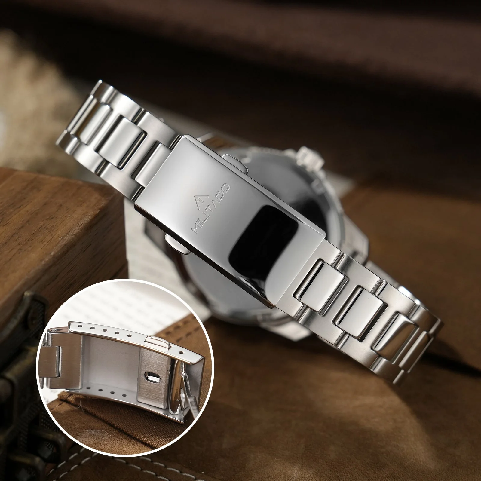 Militado 39.5mm Men Watch VH31 Sweeping Movt ML25 - Image 13