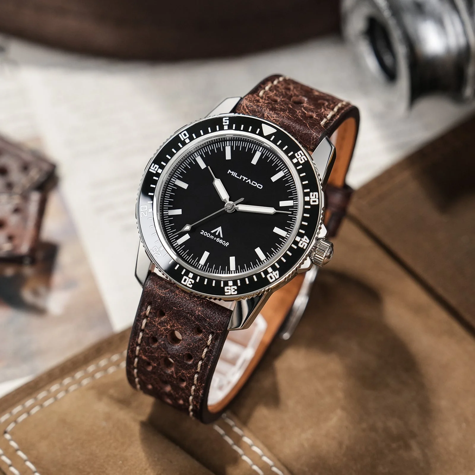 Militado 39.5mm Men Watch VH31 Sweeping Movt ML25 - Image 34