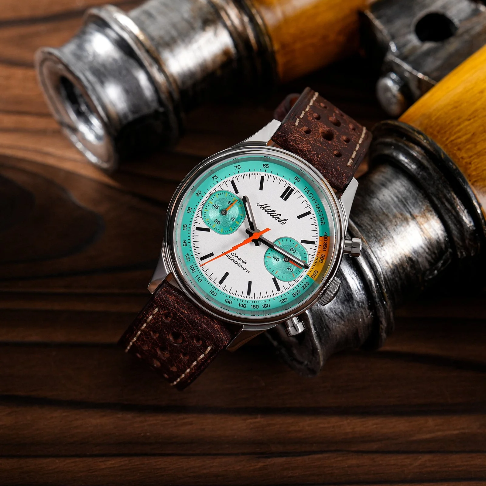 Militado Miyota 6S21 Chronograph Watch 40mm Men Watch ML23 - Image 10