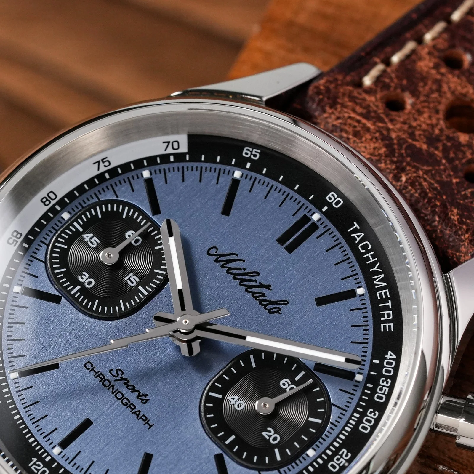 Militado Miyota 6S21 Chronograph Watch 40mm Men Watch ML23 - Image 20