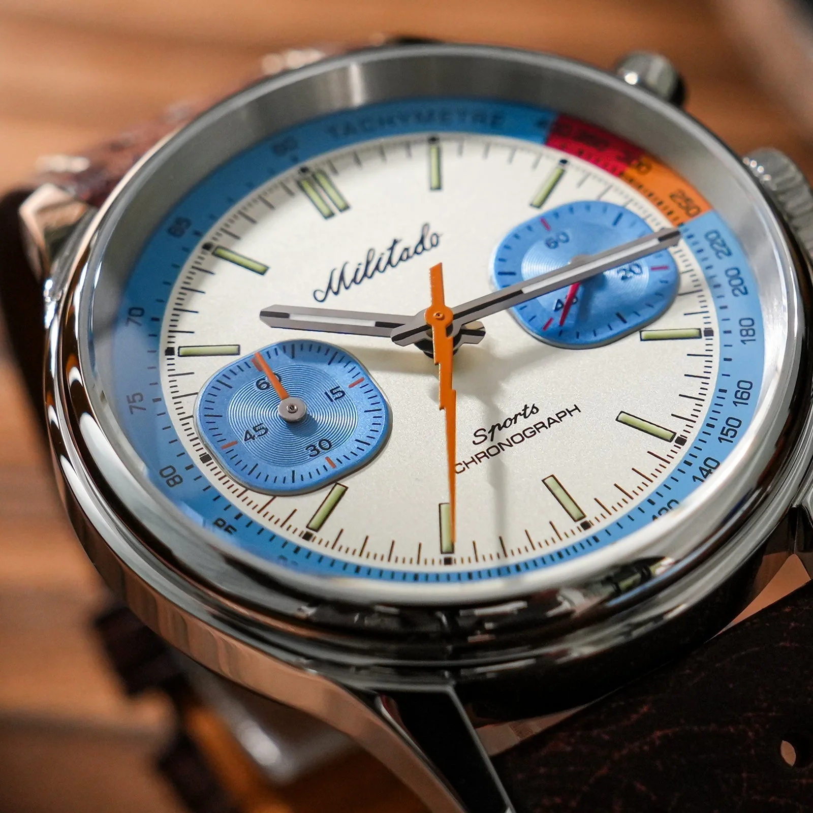 Militado Miyota 6S21 Chronograph Watch 40mm Men Watch ML23 - Image 35