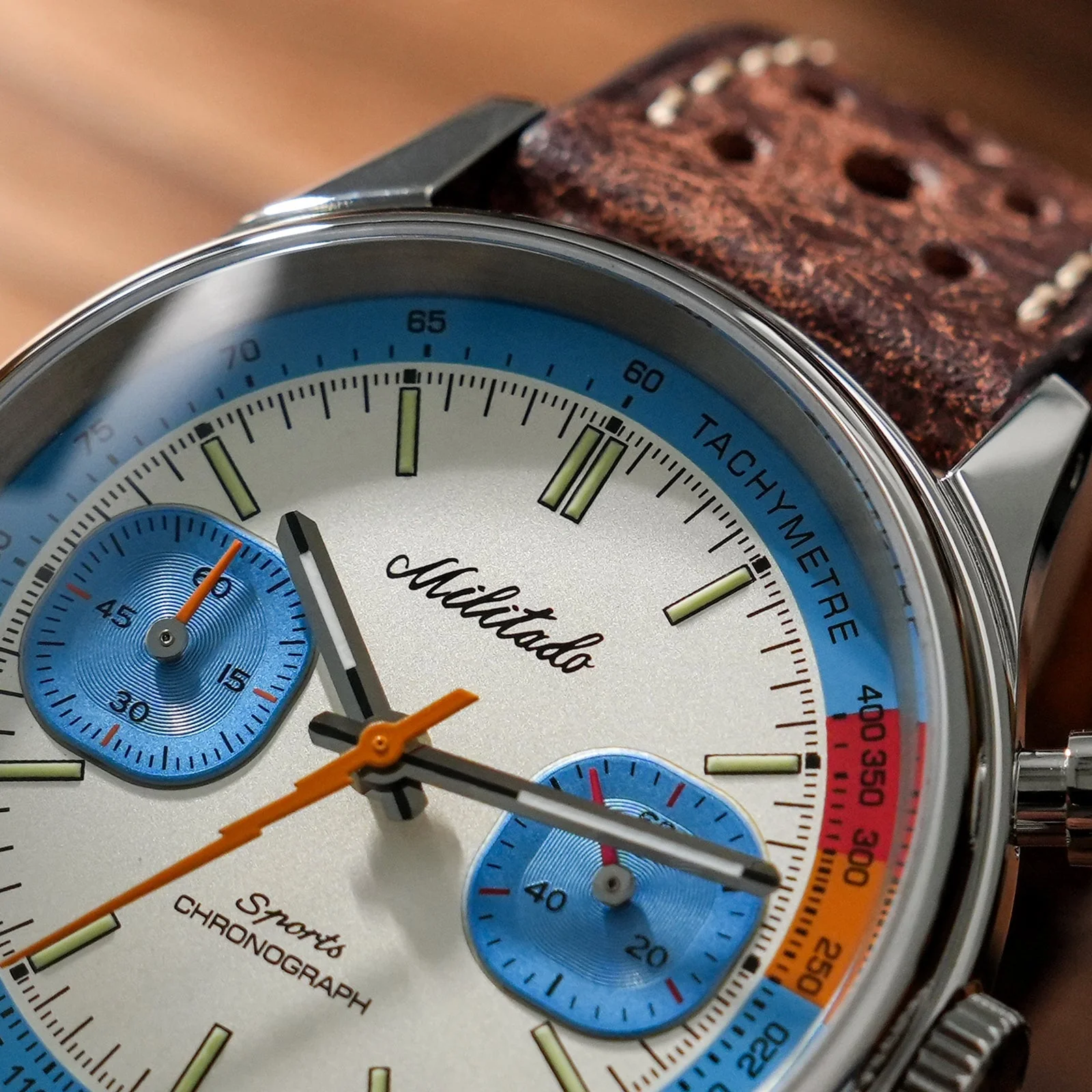 Militado Miyota 6S21 Chronograph Watch 40mm Men Watch ML23 - Image 36