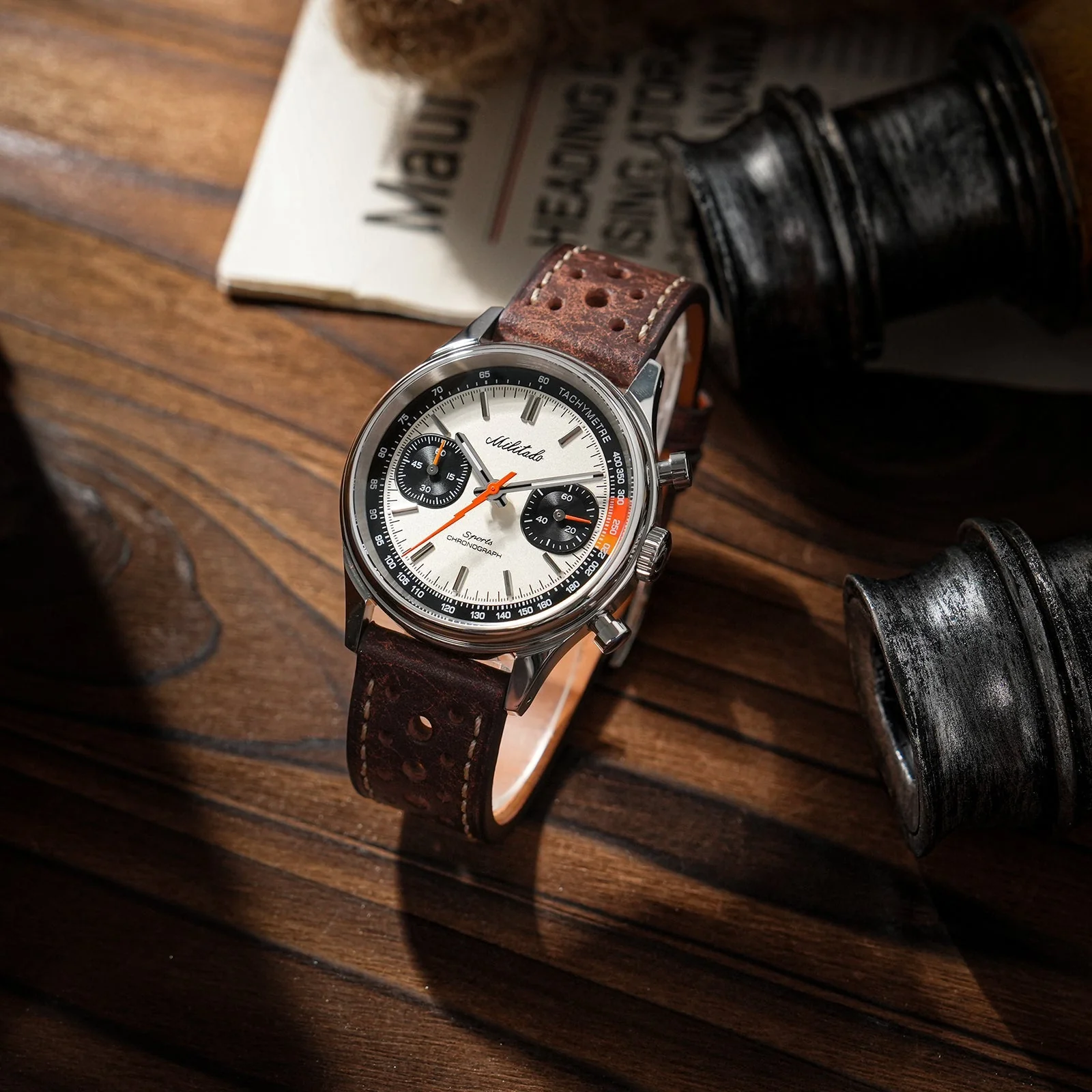Militado Miyota 6S21 Chronograph Watch 40mm Men Watch ML23 - Image 48