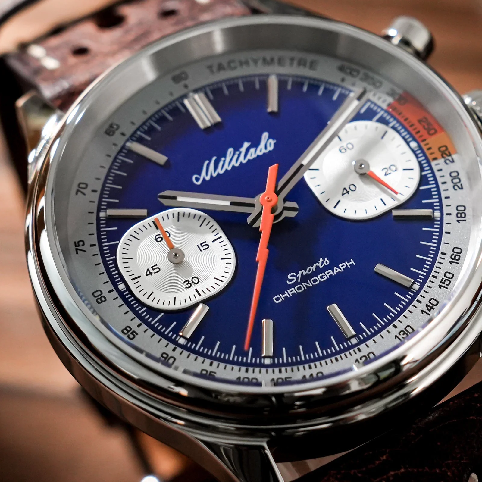 Militado Miyota 6S21 Chronograph Watch 40mm Men Watch ML23 - Image 49