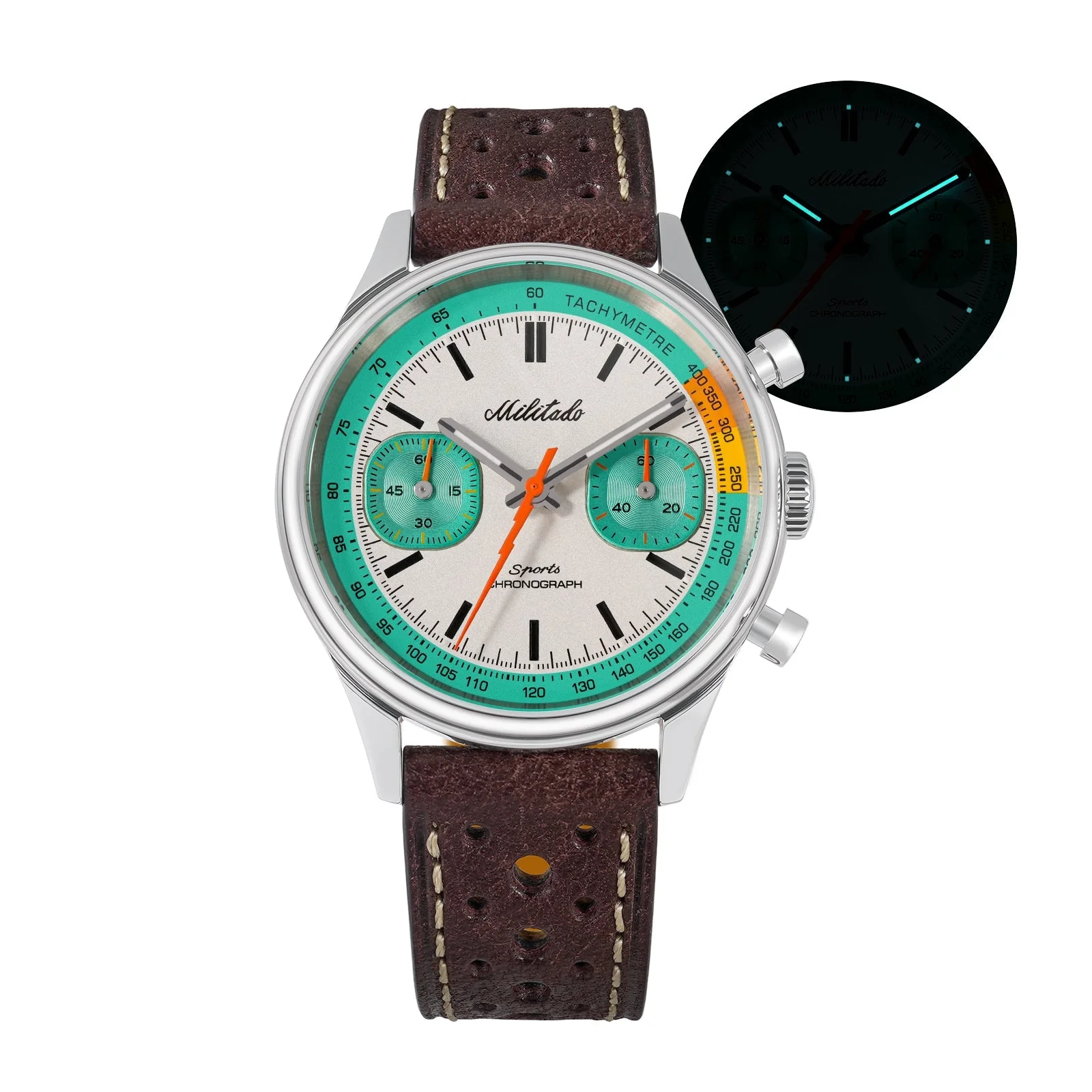 Militado Miyota 6S21 Chronograph Watch 40mm Men Watch ML23 - Image 8