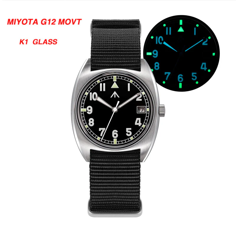 Militado Vintage 36mm Military Watch W10 Remake ML17 - Image 21
