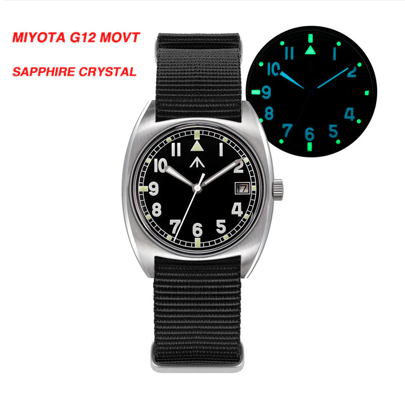 Militado Vintage 36mm Military Watch W10 Remake ML17 - Image 22