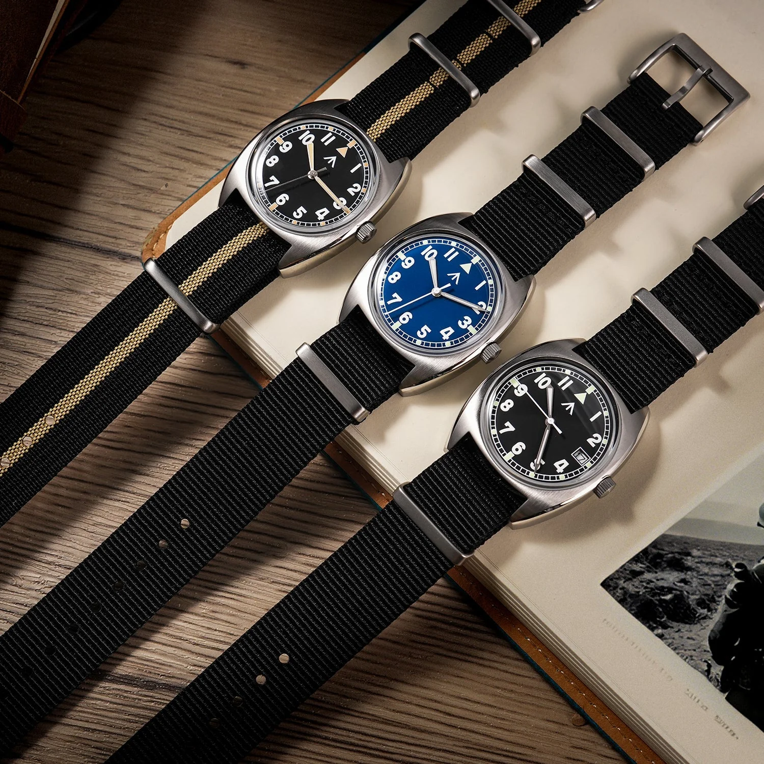 Militado Vintage 36mm Military Watch W10 Remake ML17 - Image 41
