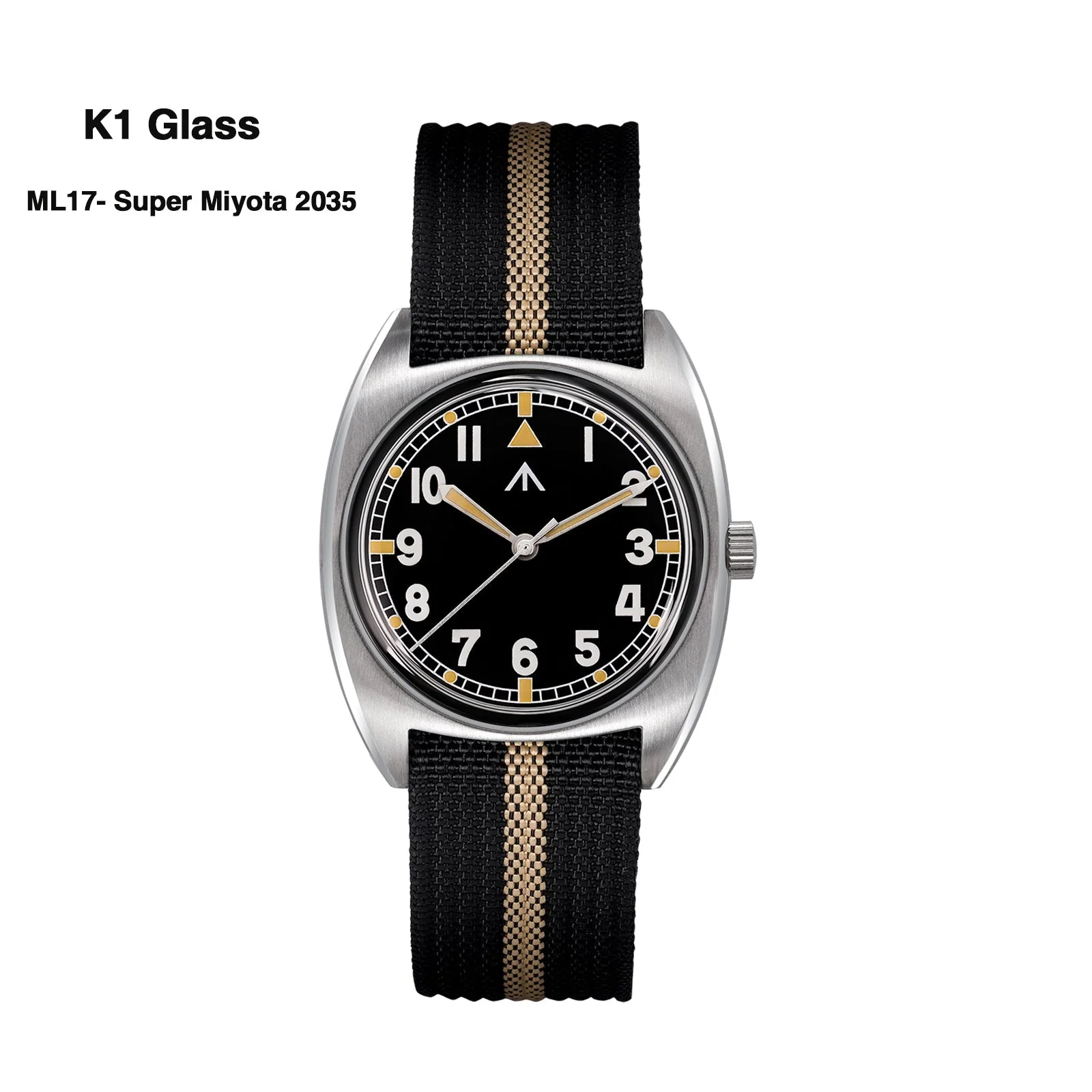 Militado Vintage 36mm Military Watch W10 Remake ML17 - Image 46