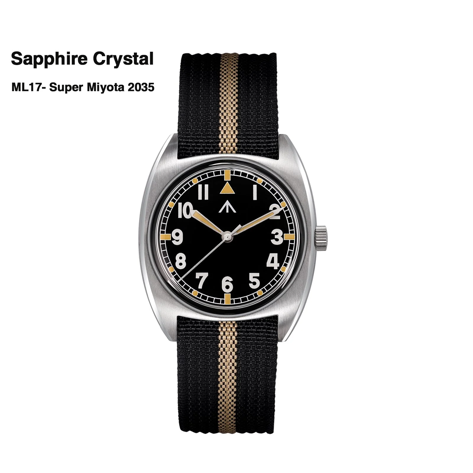 Militado Vintage 36mm Military Watch W10 Remake ML17 - Image 49