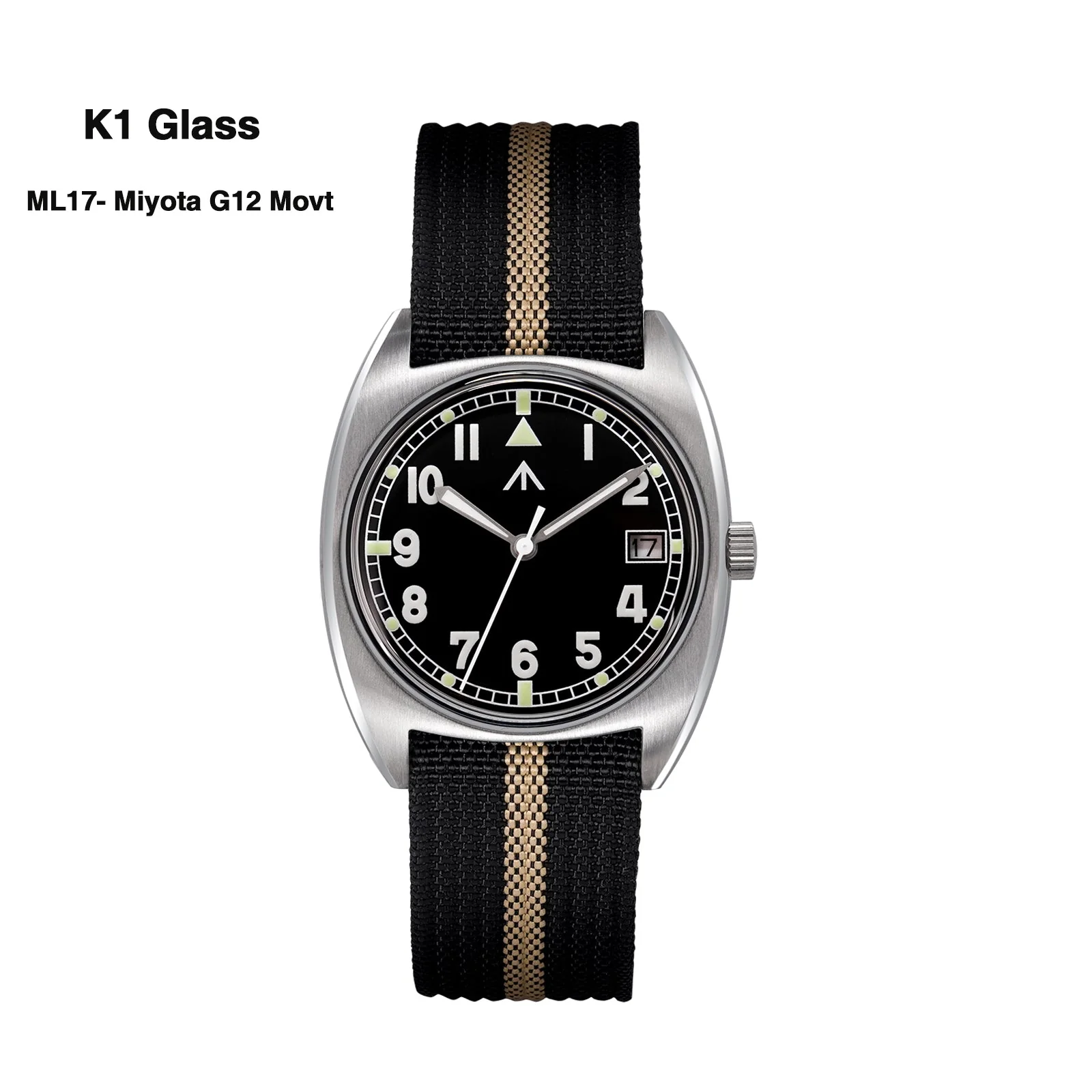 Militado Vintage 36mm Military Watch W10 Remake ML17 - Image 52